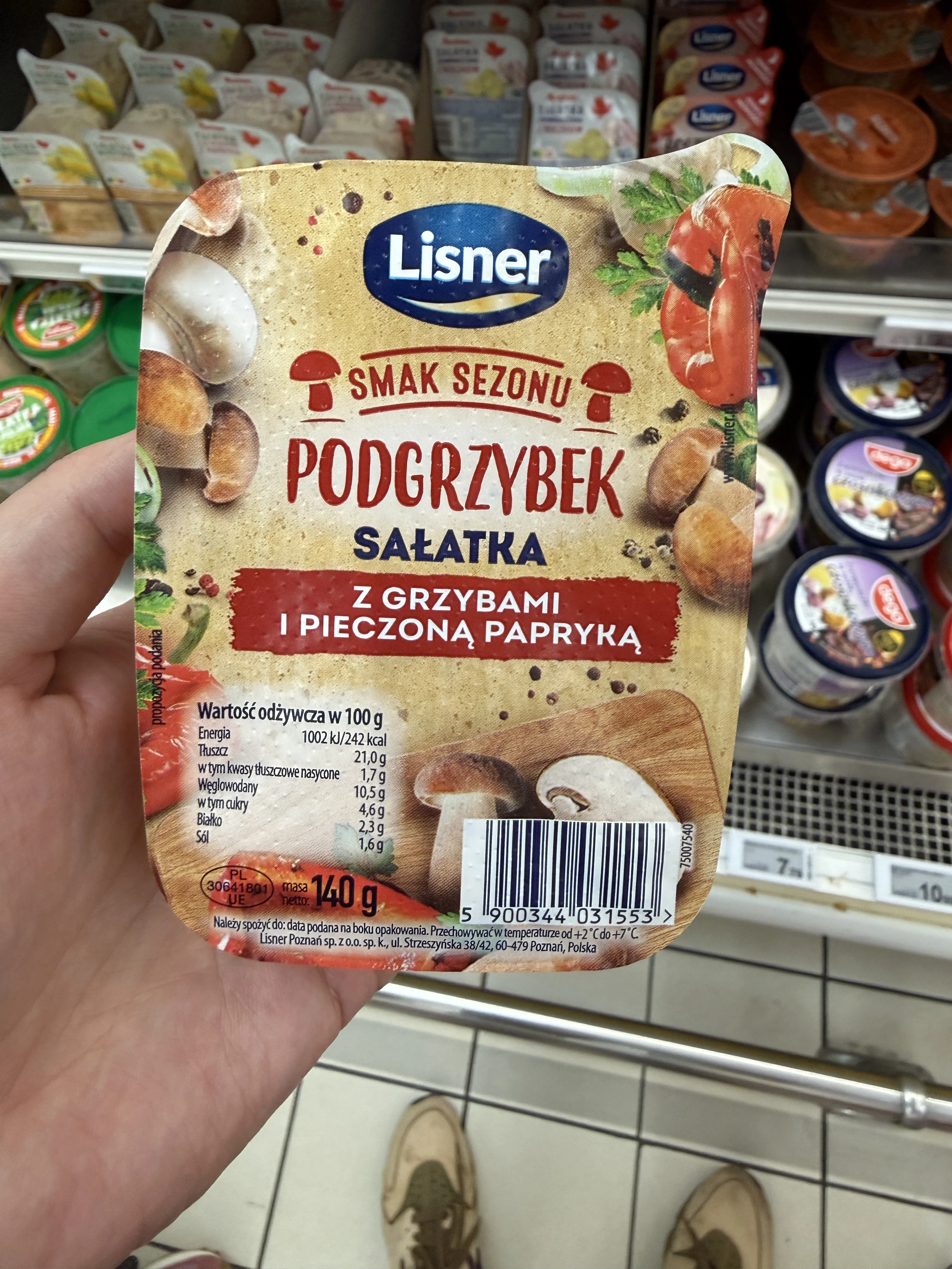 Lisner Podgrzybek Sałatka | 140g