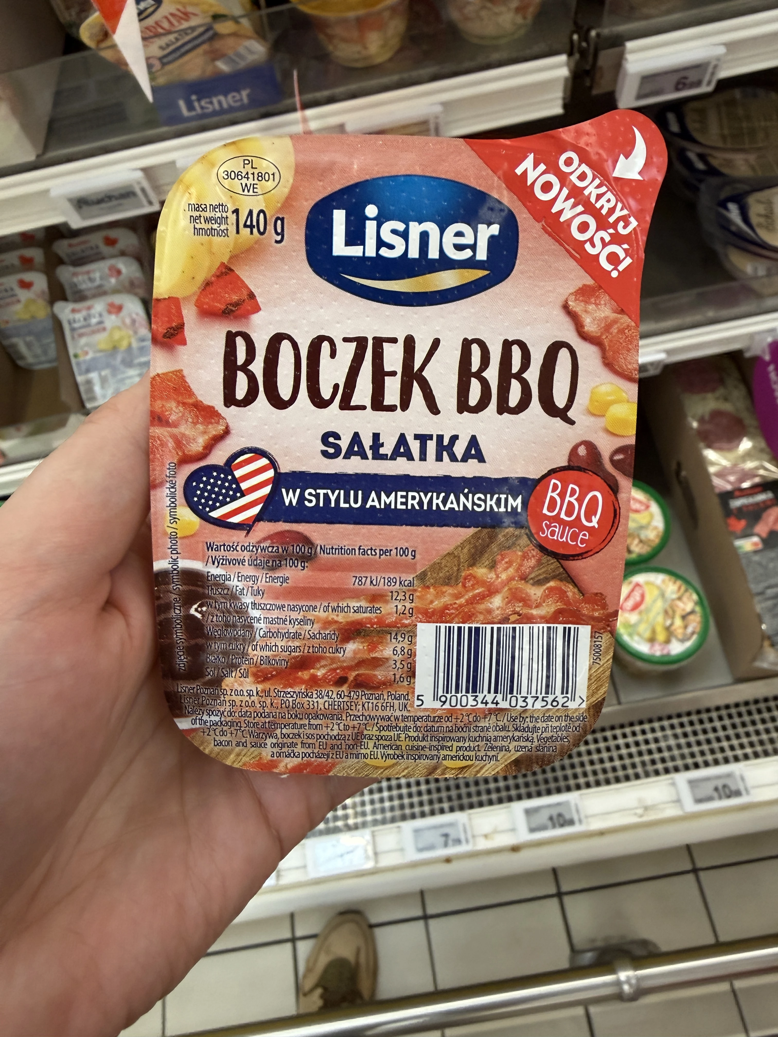 Lisner Sałatka Boczek BBQ | 140g