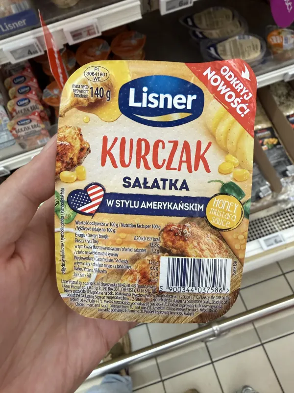Lisner Kurczak Sałatka w stylu amerykańskim | 140g