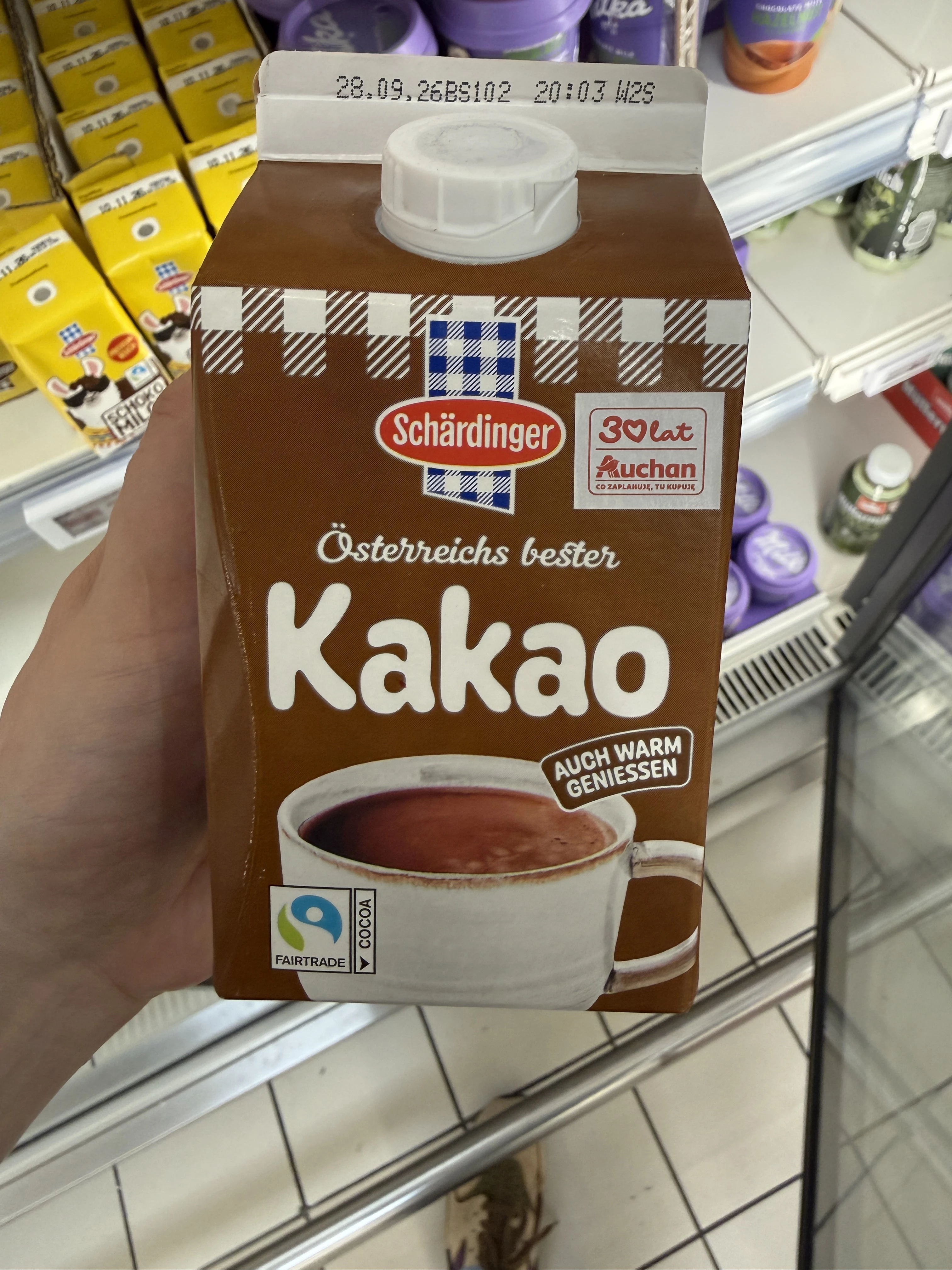 Schärdinger Kakao 30 lat Auchan | 500ml
