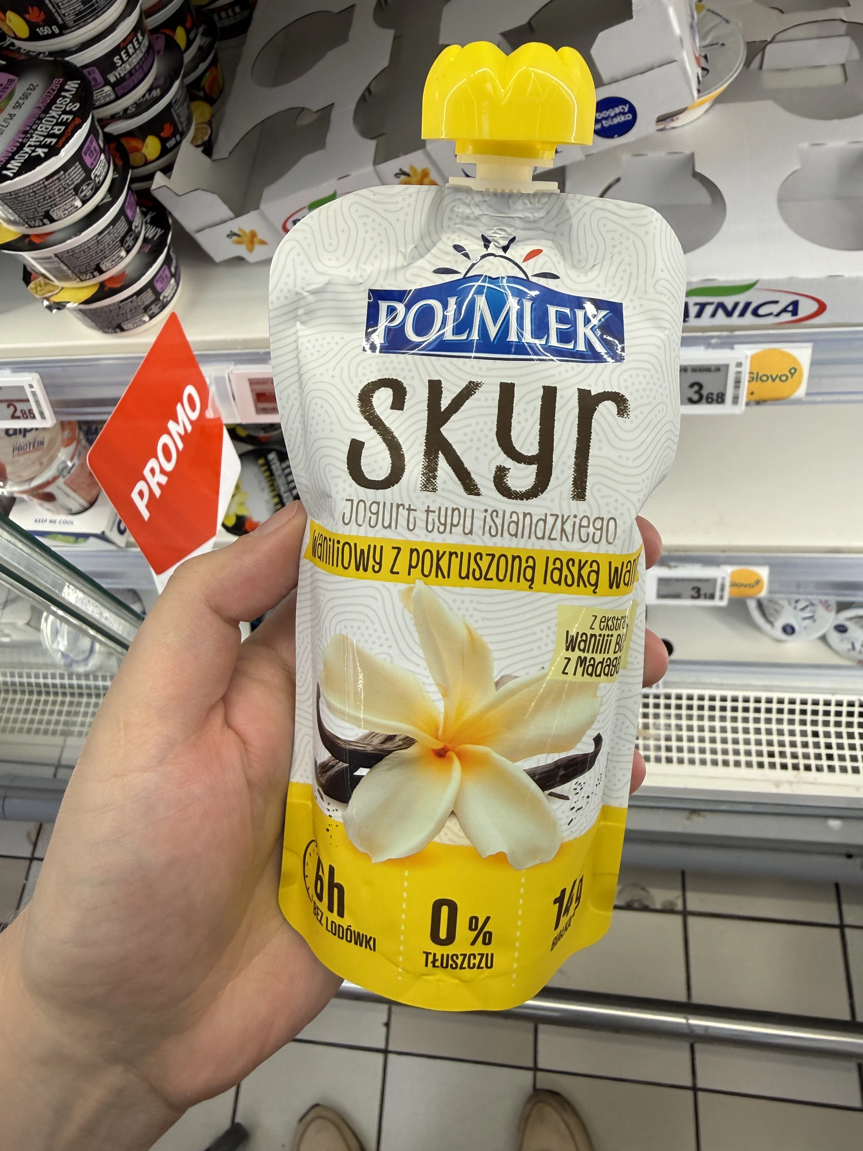 Polmlek Skyr Waniliowy z Pokruszoną Laską Wanilii | 150g