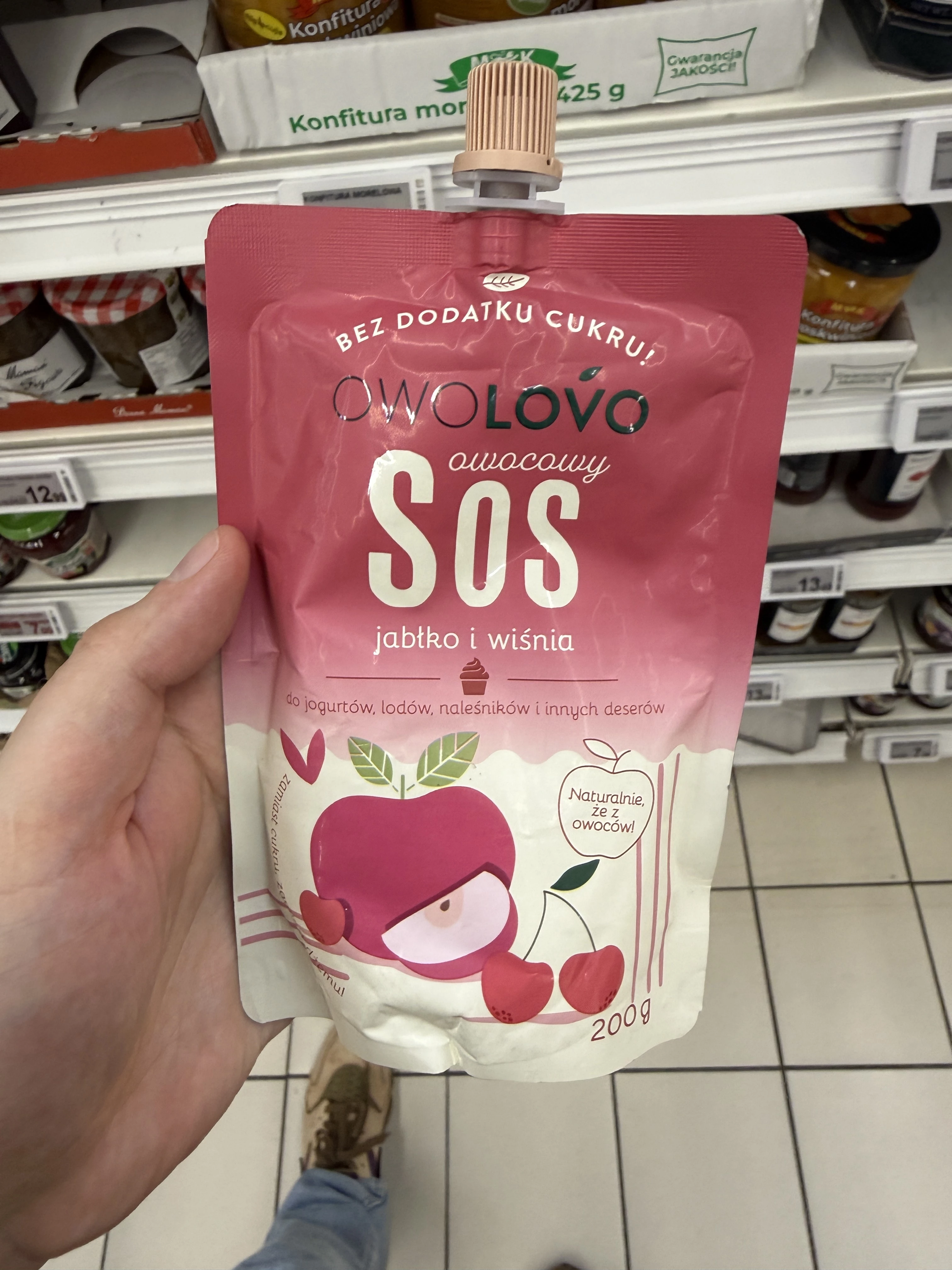 Owolovo sos jabłkowo-wiśniowy | 200g