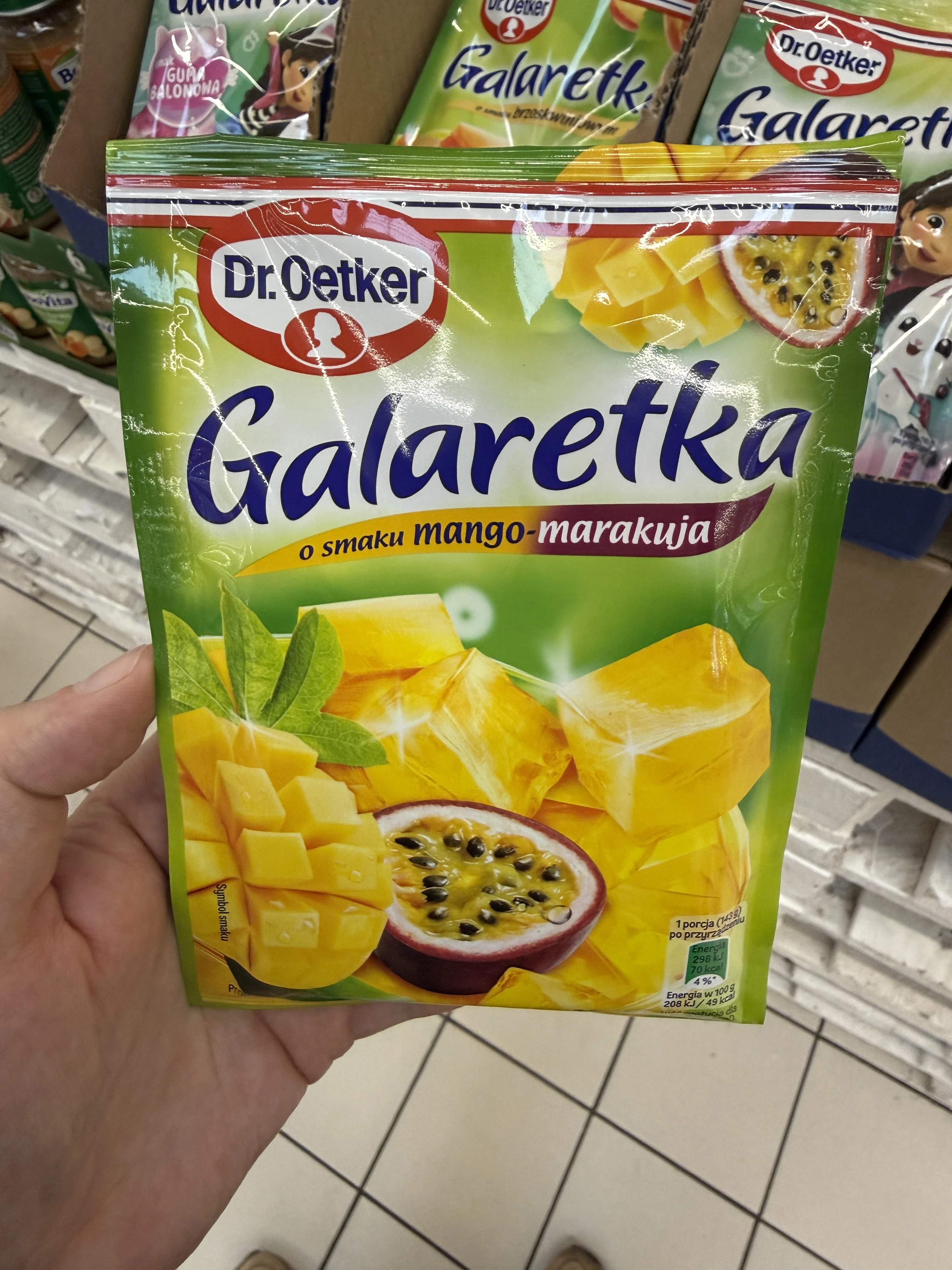 Dr. Oetker Galaretka mango-marakuja | 72g