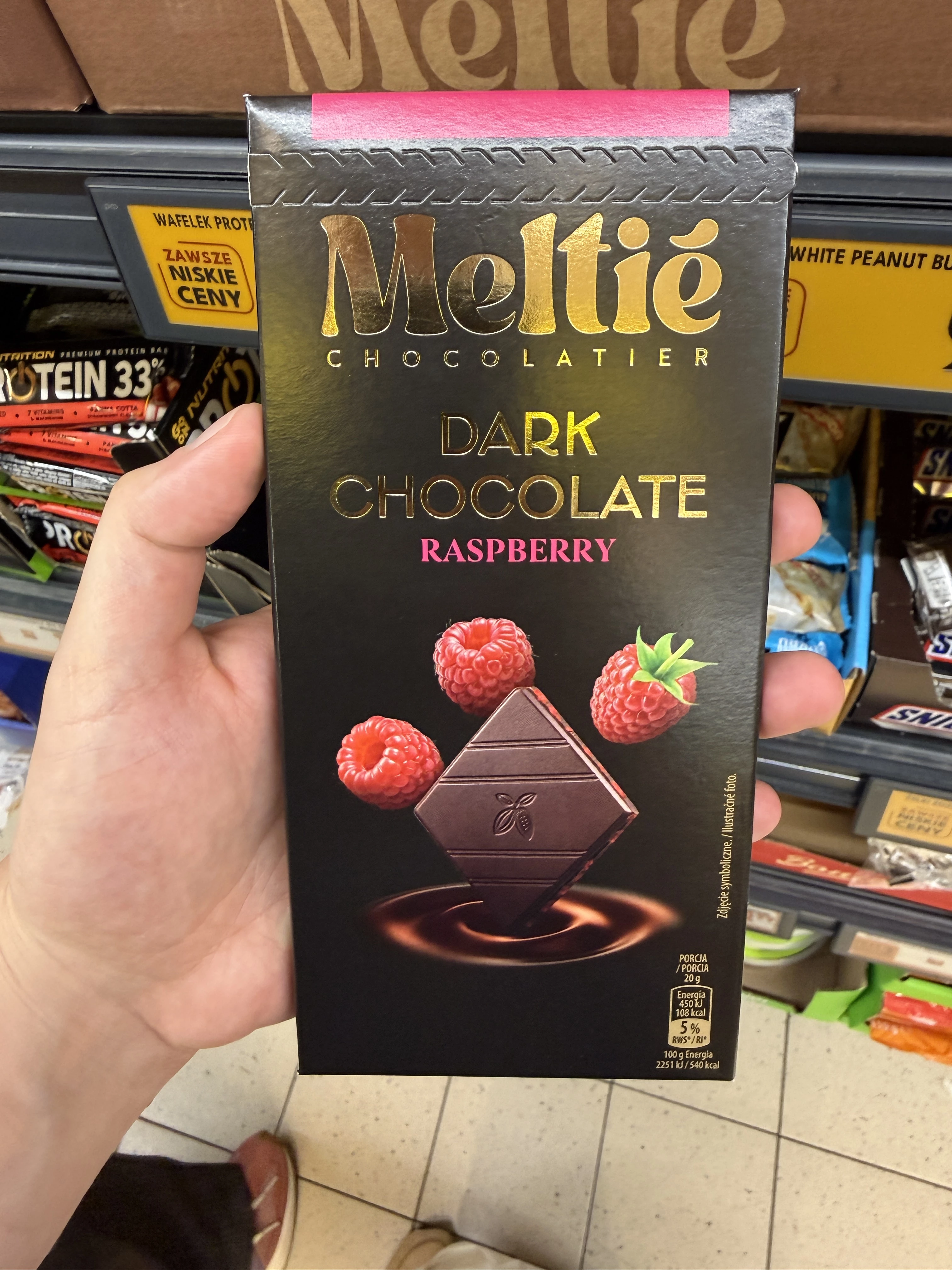 Meltié Chocolatier Dark Chocolate Raspberry | 100g