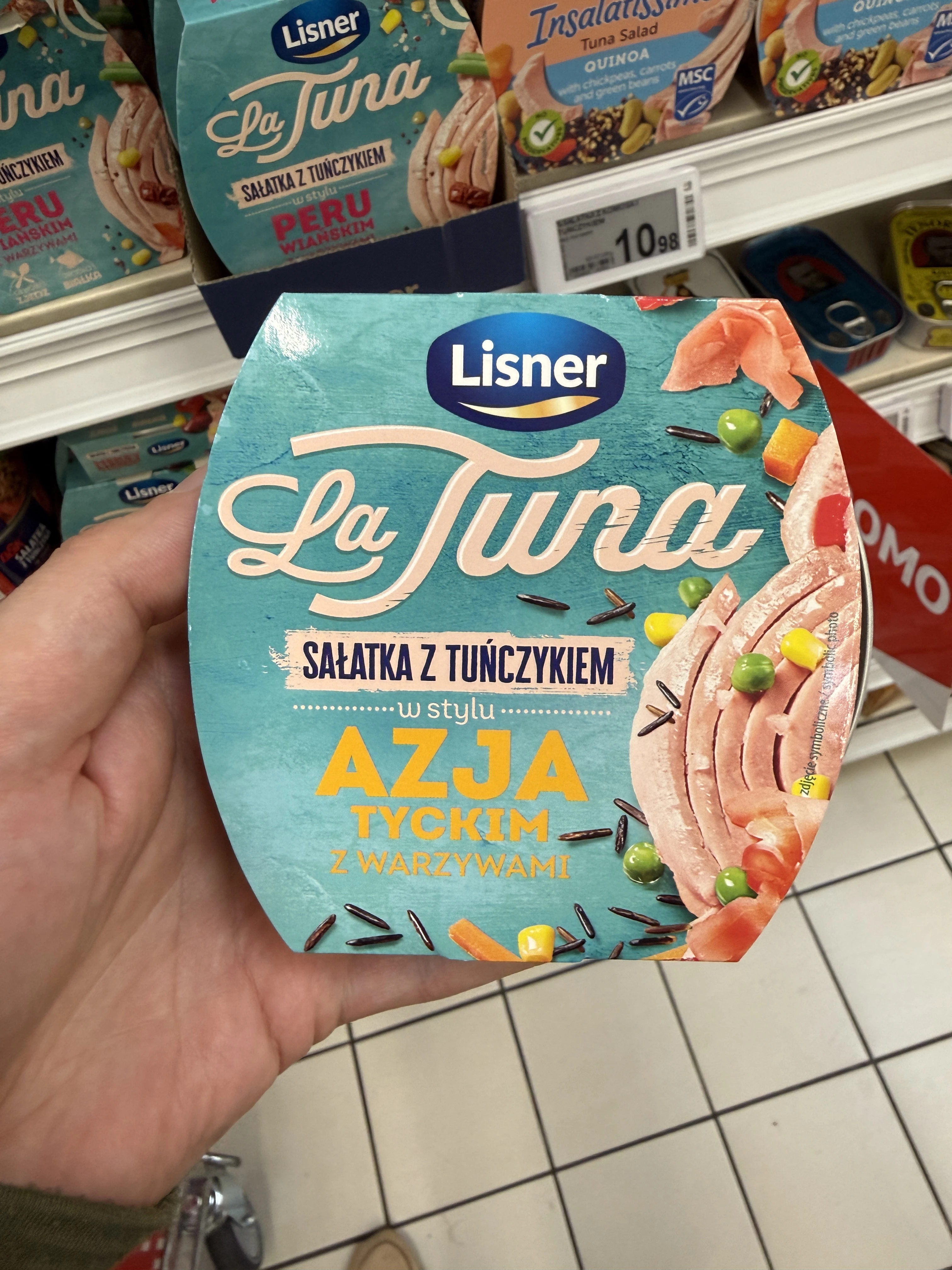 Lisner La Tuna Sałatka z tuńczykiem w stylu azjatyckim | 160g