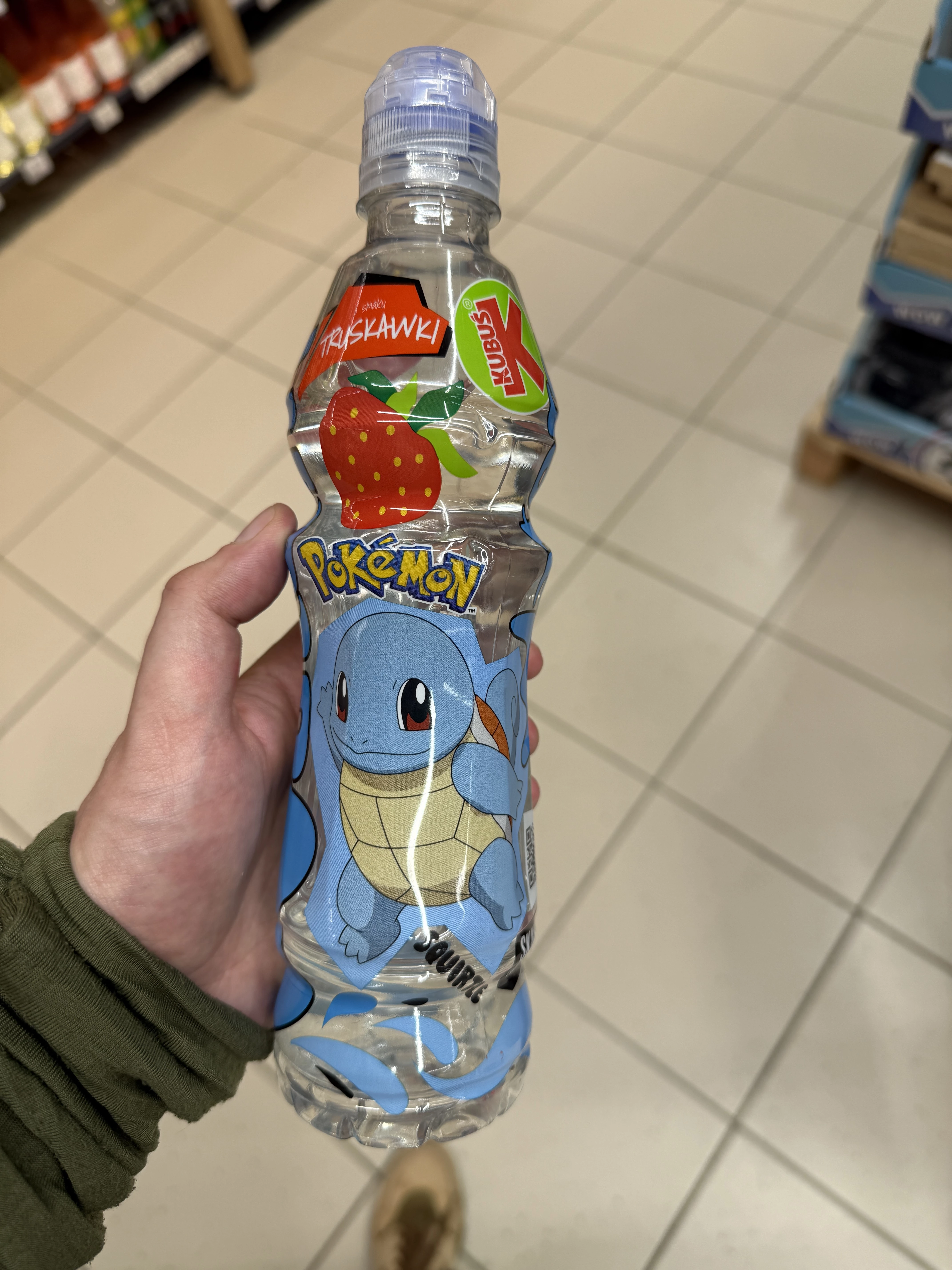 Kubuś Waterrr Pokémon truskawka | 500ml
