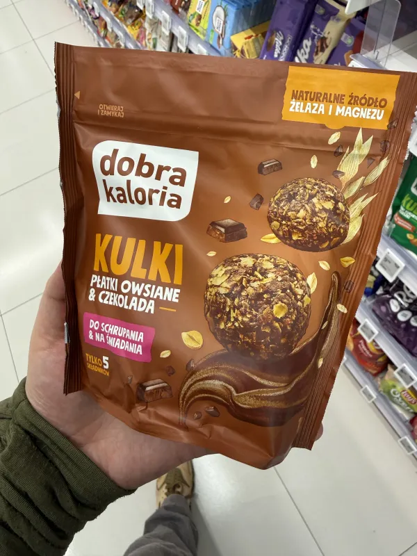Dobra Kaloria Kulki Płatki Owsiane & Czekolada | 100g