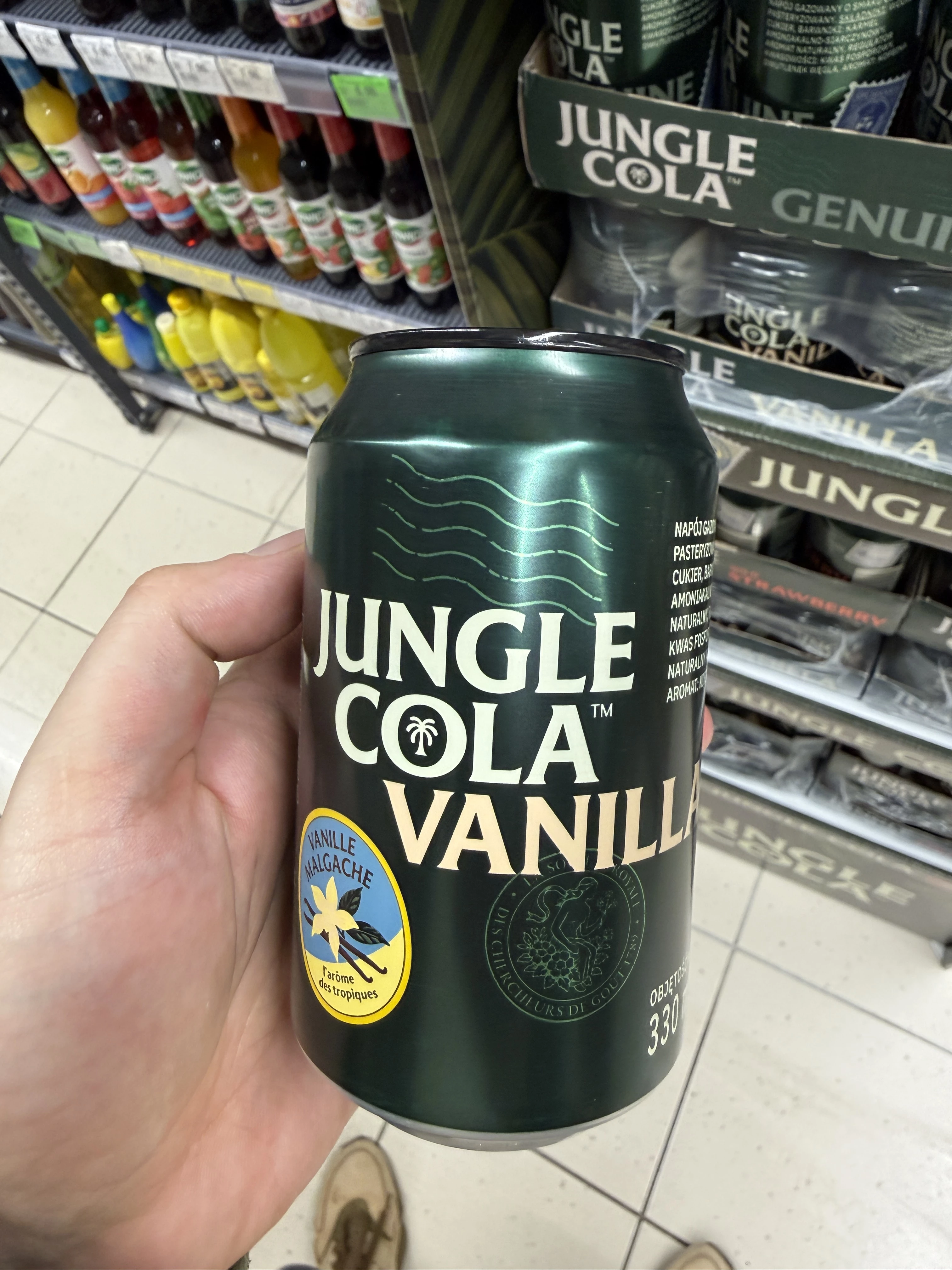 Jungle Cola Vanilla puszka | 330ml