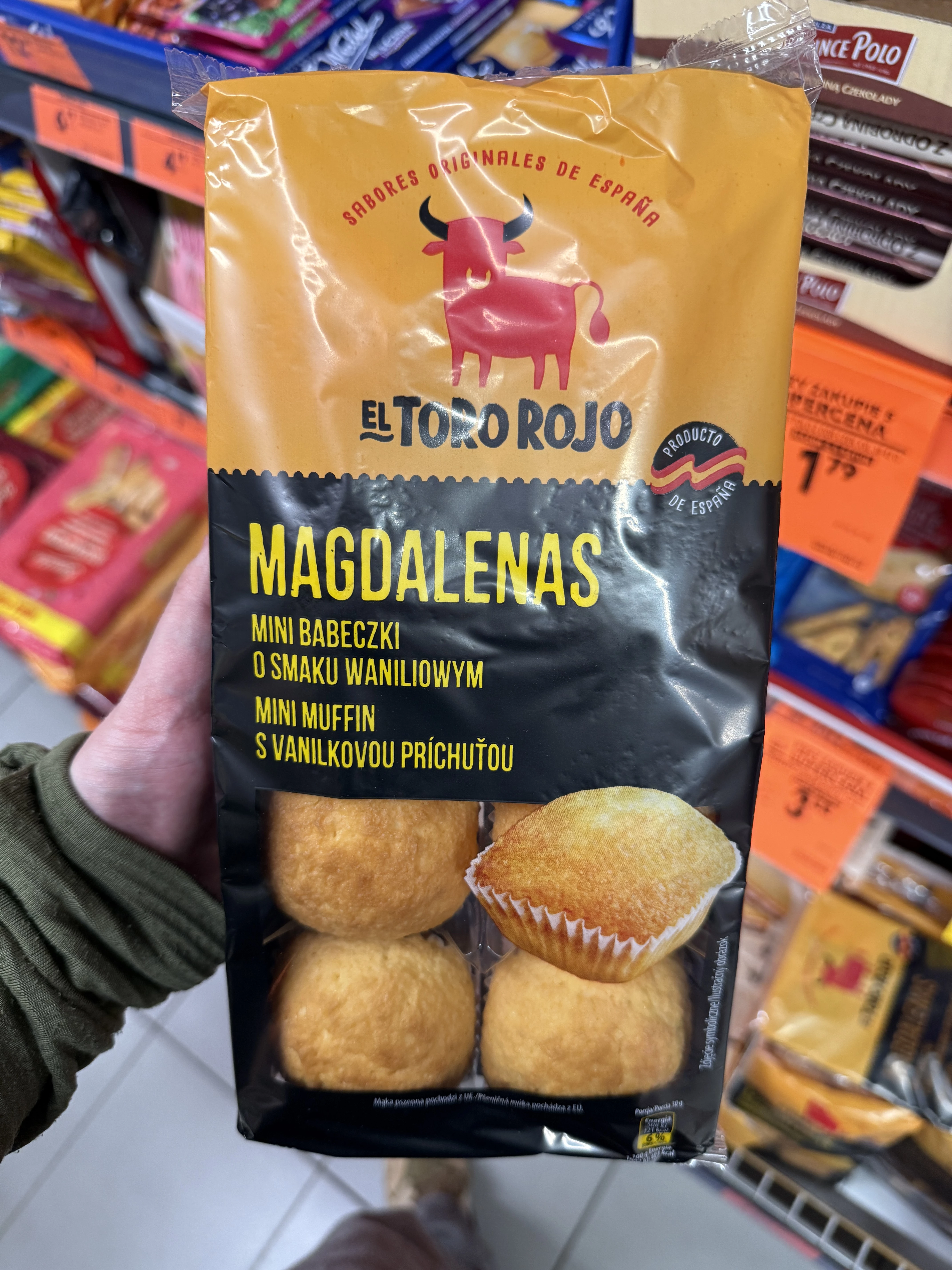 El Toro Rojo Magdalenas Mini babeczki o smaku waniliowym | 240g