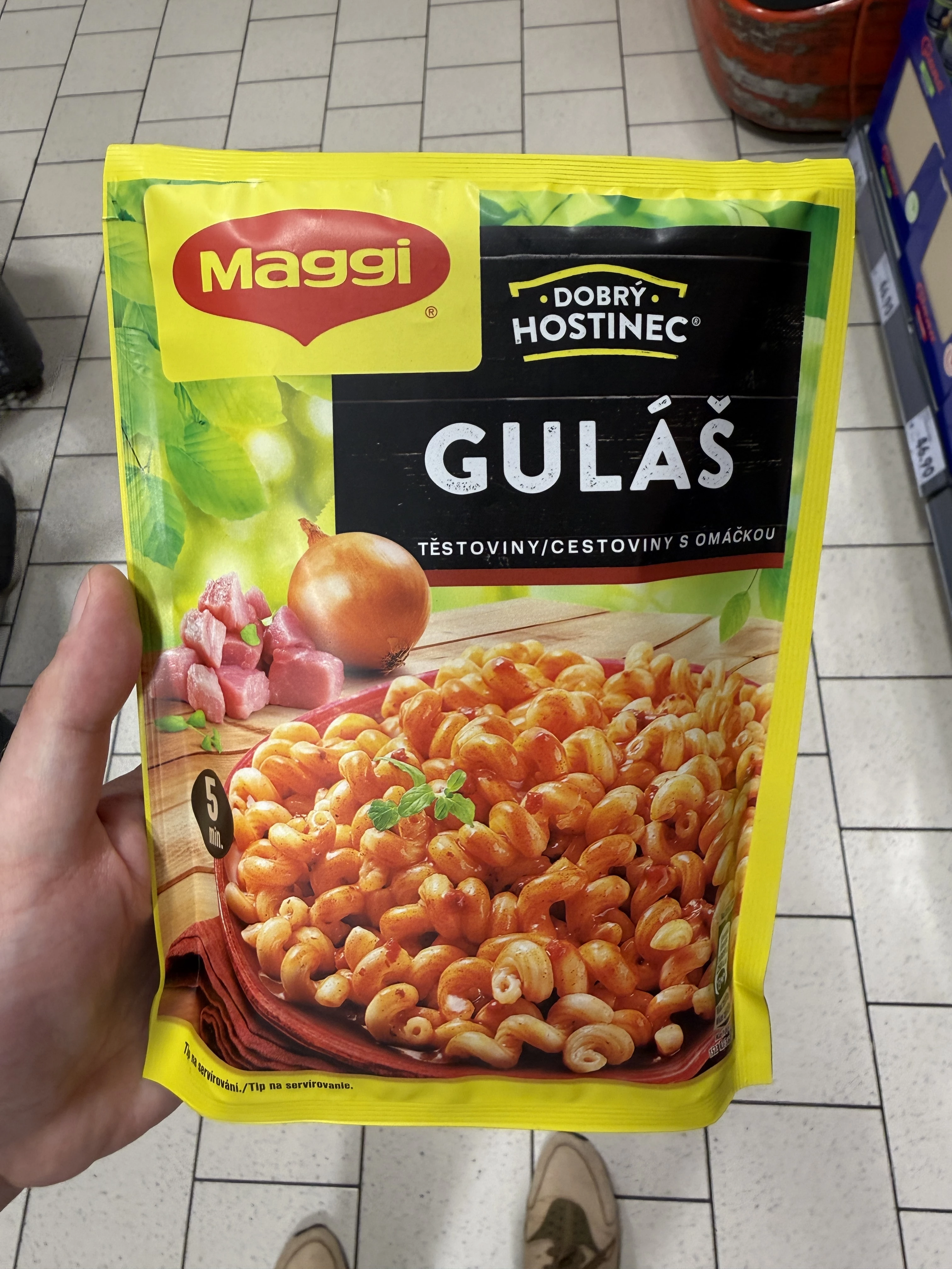 Maggi Dobrý Hostinec Guláš / Makaron z sosem gulaszowym | 143g