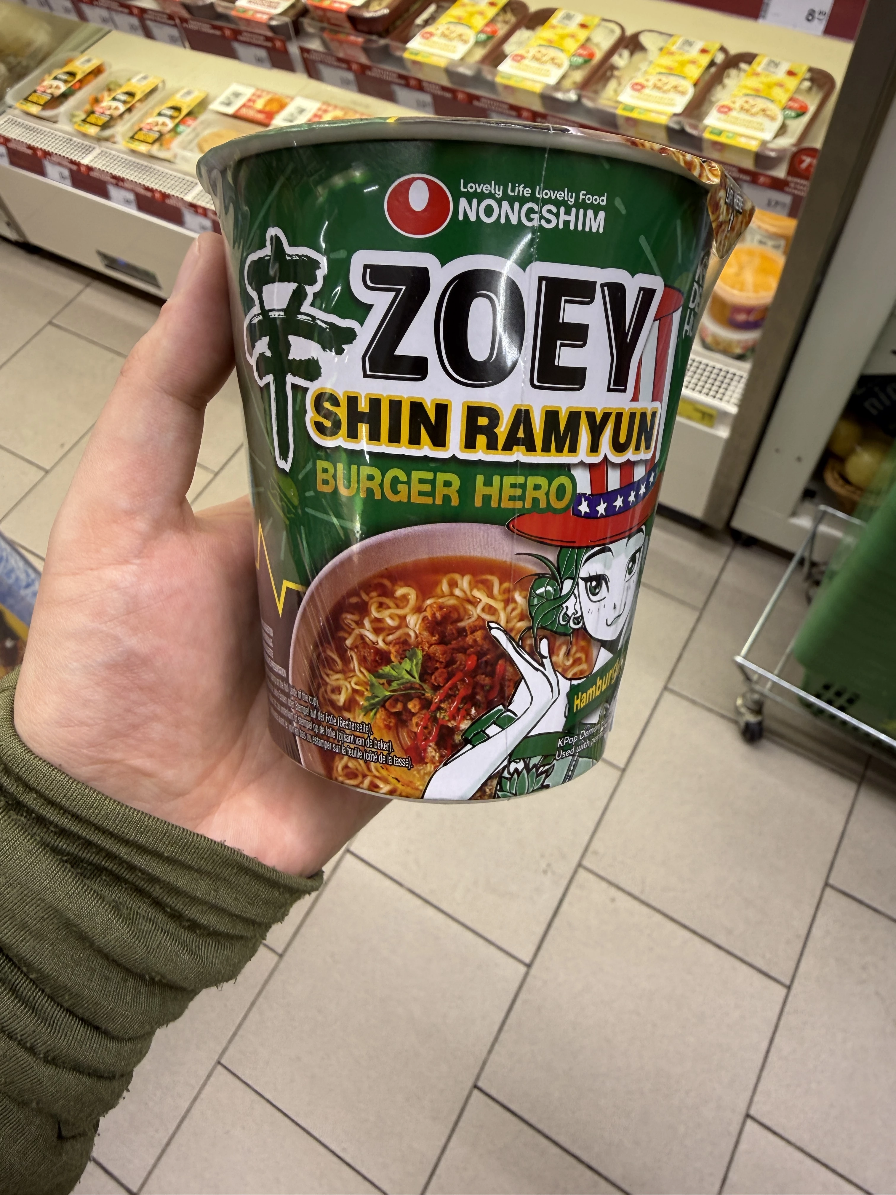 Nongshim Zoey Shin Ramyun Burger Hero (K-Pop Demon Hunters) | 68g