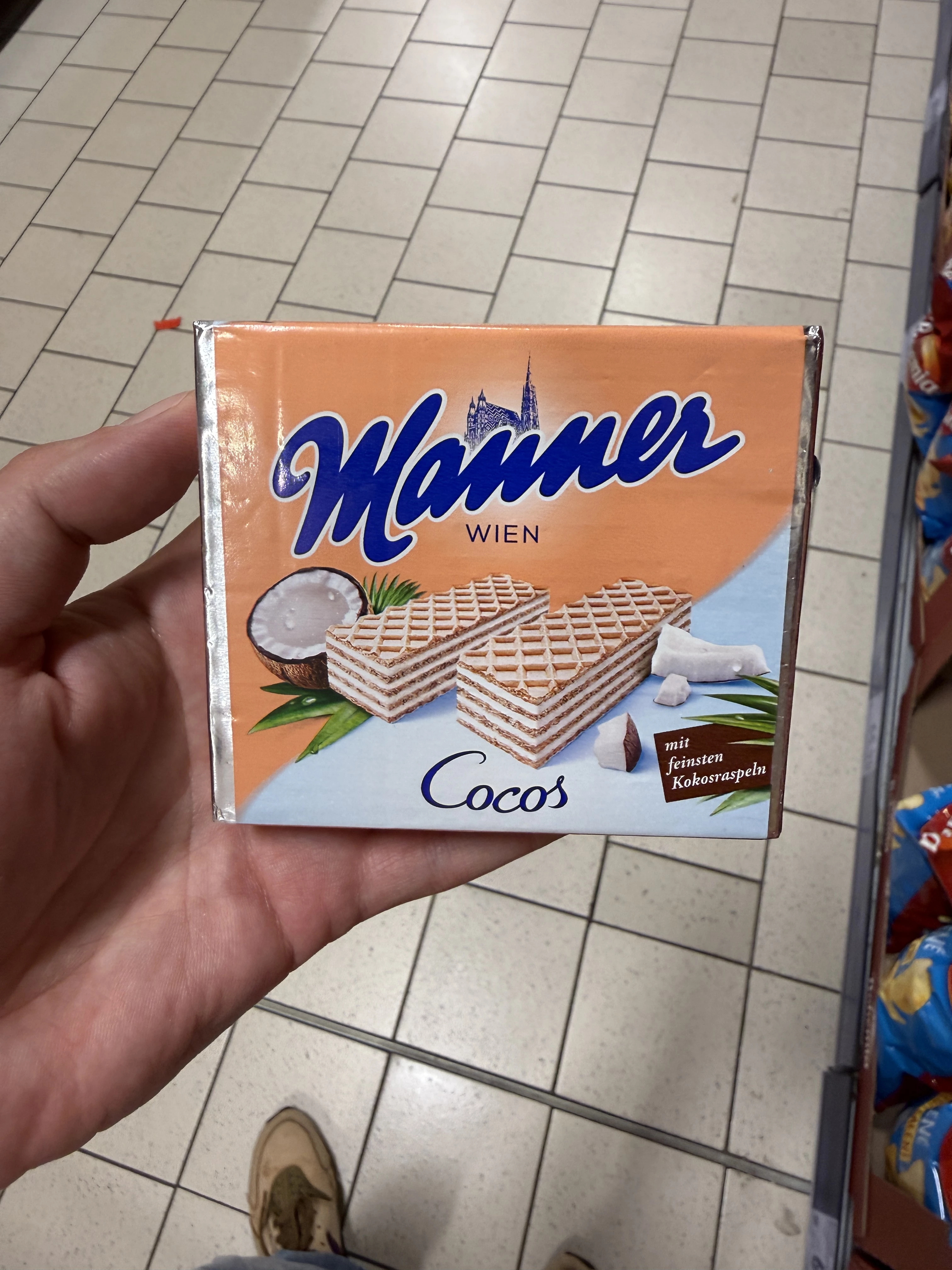 Manner Cocos / Wafle z kremem kokosowym | 75g