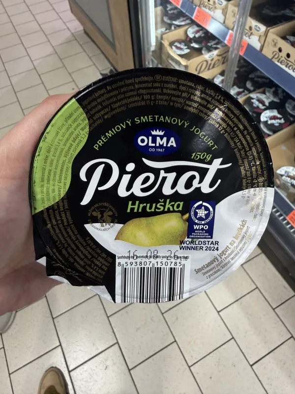 Olma Pierot Hruška / Śmietanowy jogurt z gruszkami | 150g
