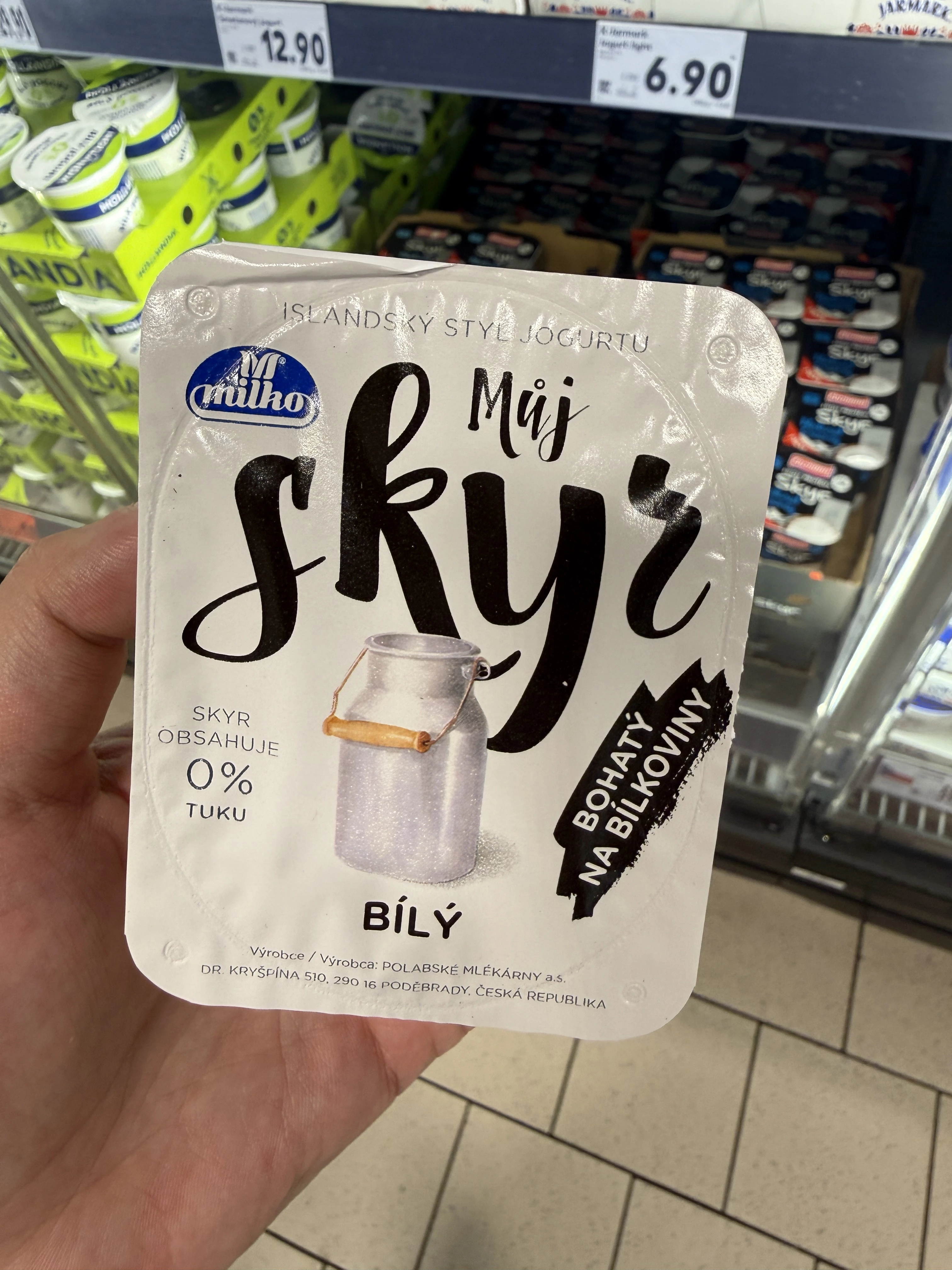 Milko Můj Skyr bílý 0% tuku / Skyr naturalny | 130g