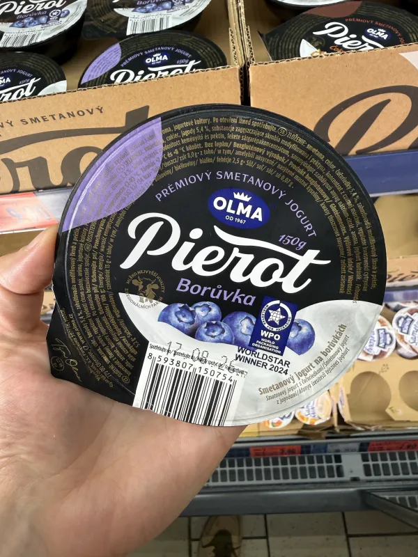 Olma Pierot Borůvka / Śmietanowy jogurt z jagodami | 150g