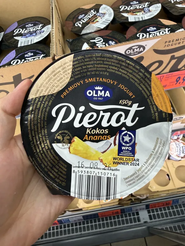 Olma Pierot Kokos Ananas / Śmietanowy jogurt z kokosem i ananasem | 150g