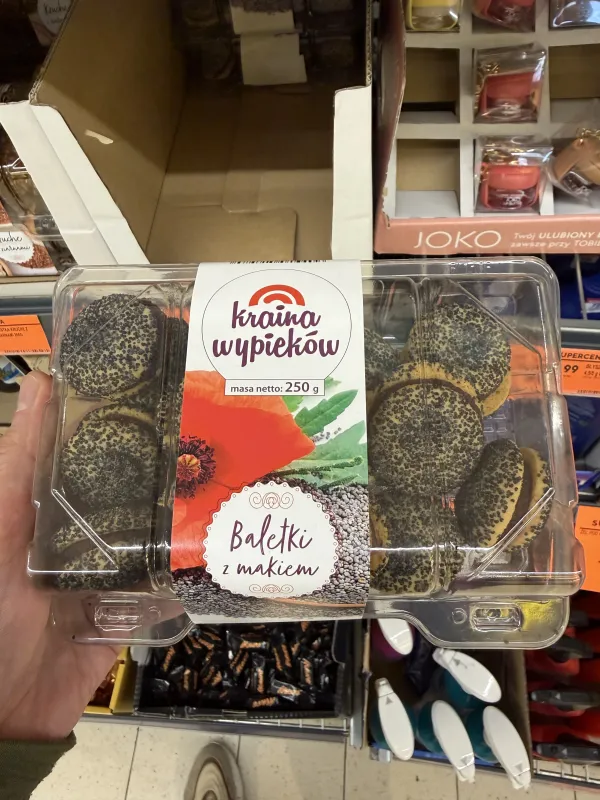 Kraina wypieków Baletki z makiem | 250g