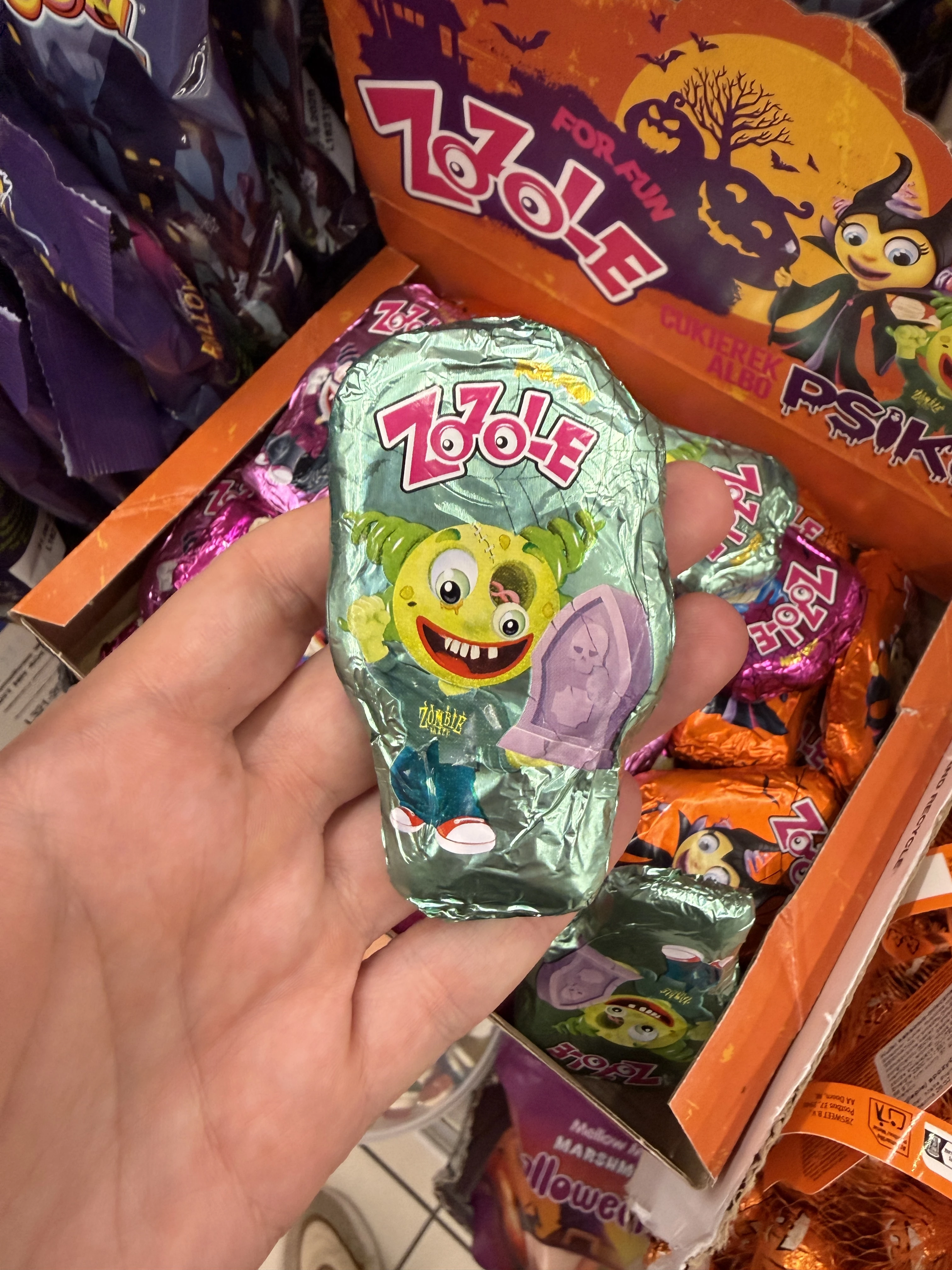 Zozole For Fun Figurka o smaku waniliowym Halloween (zombie) | 29g