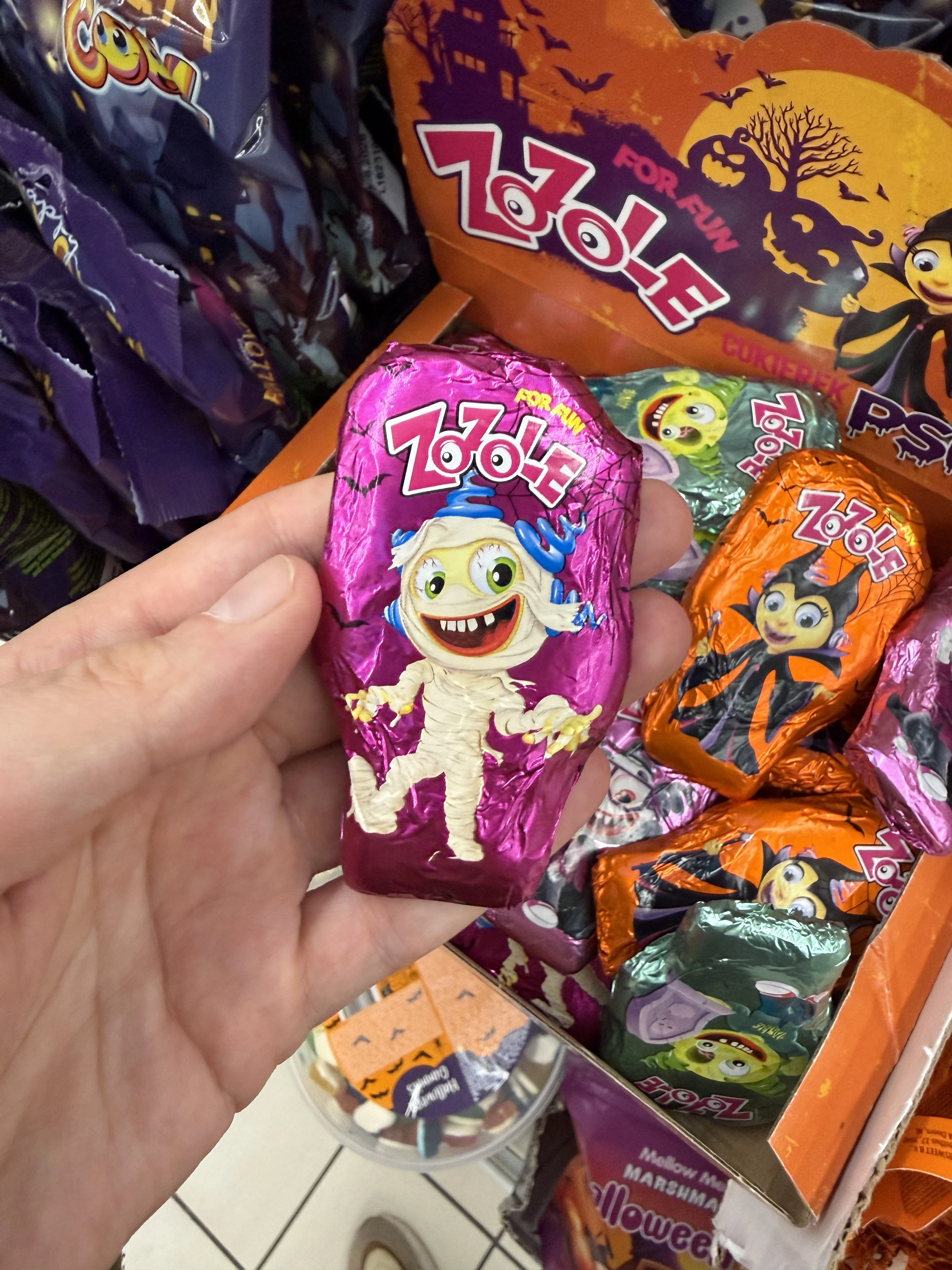 Zozole For Fun Figurka o smaku waniliowym Halloween (mumia) | 29g