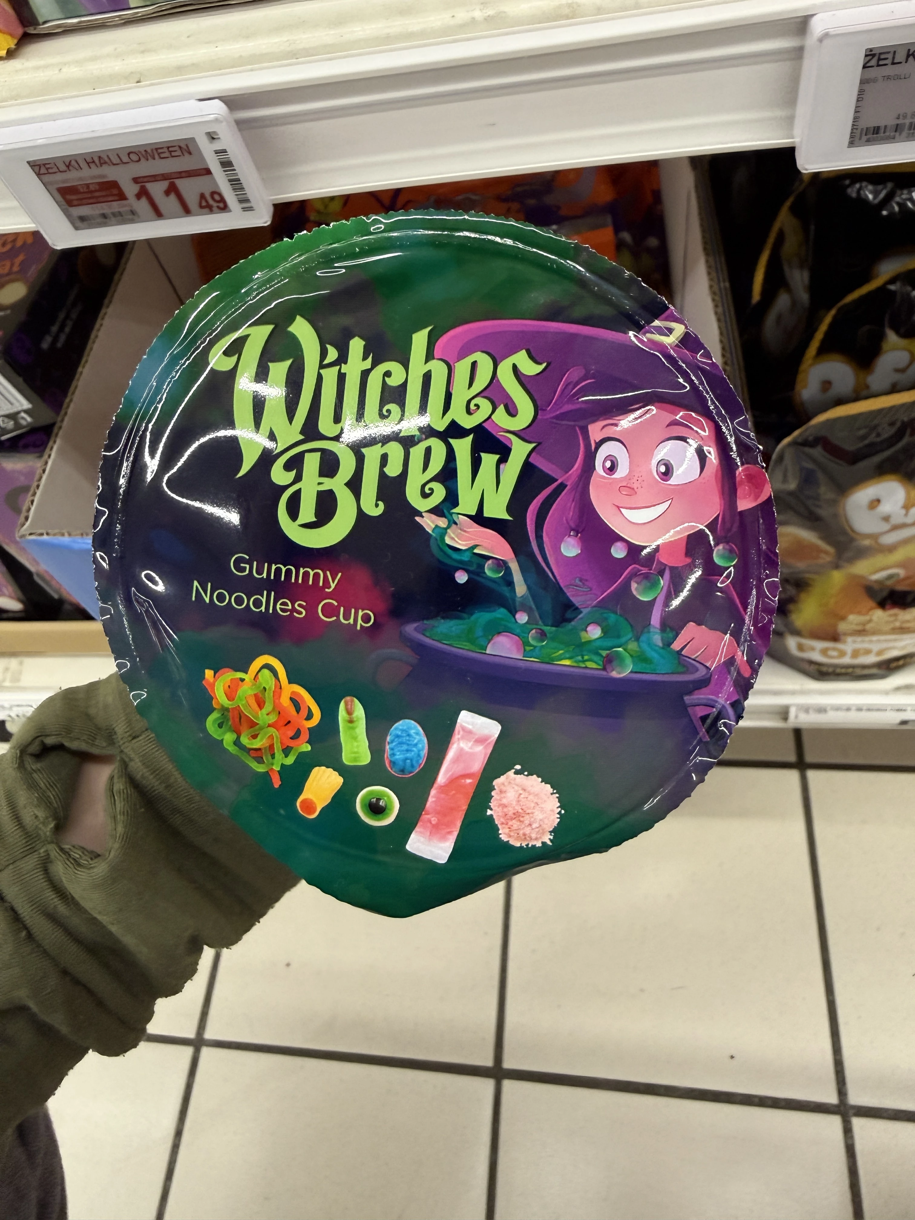 Witches Brew Gummy Noodles Cup | 100g