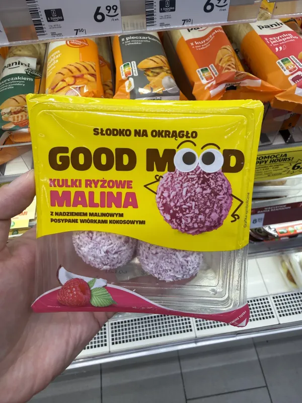Good Mood Kulki Ryżowe Malina | 100g