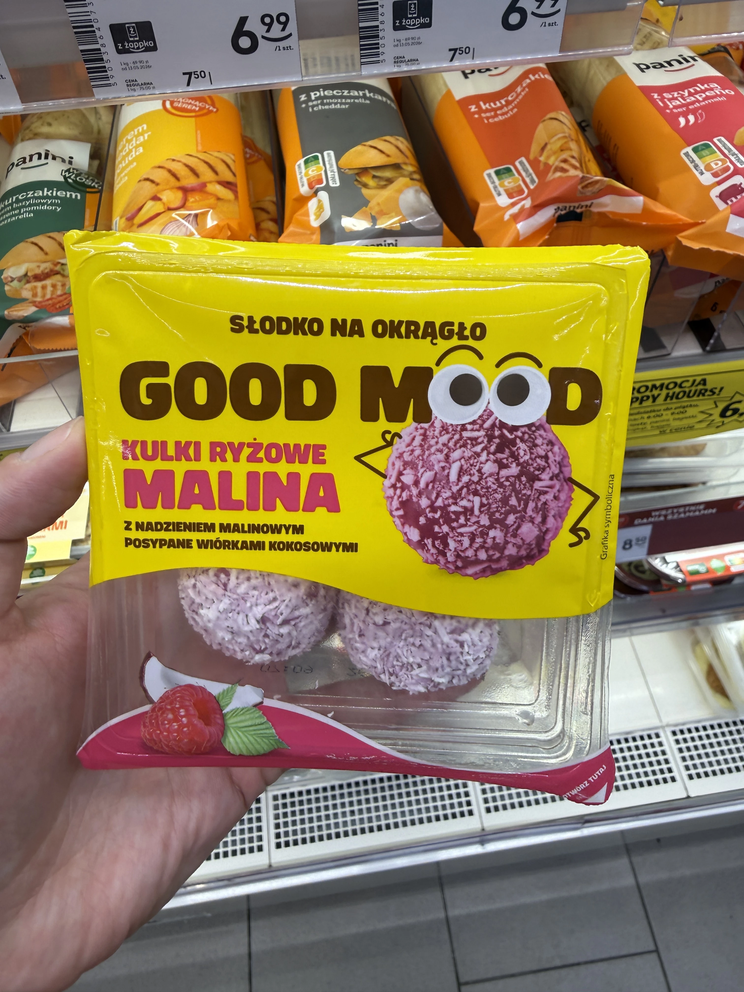 Good Mood Kulki Ryżowe Malina | 100g