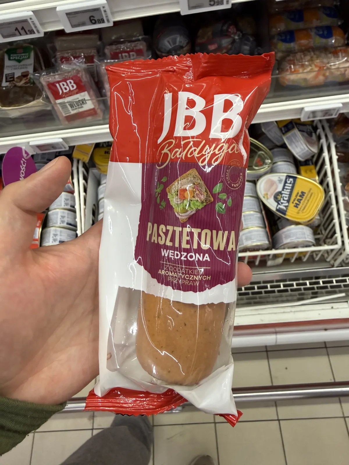 JBB Bałdyga Pasztetowa wędzona | 200g