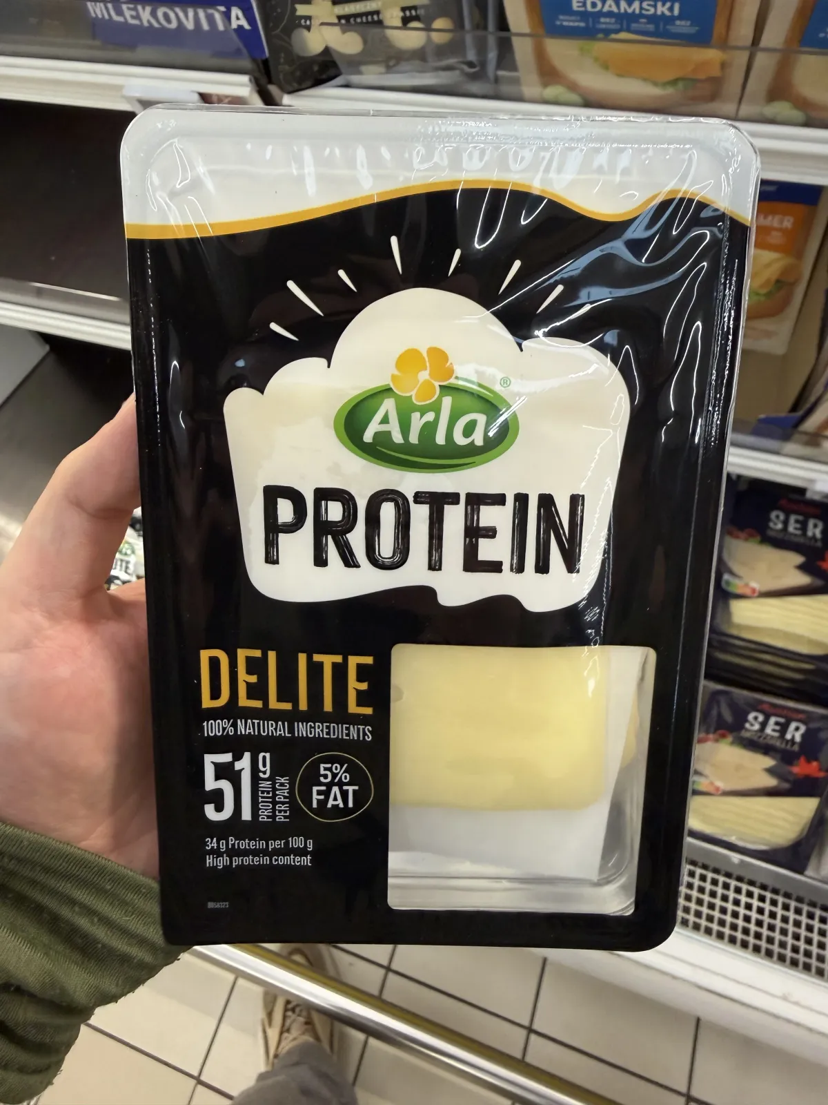 Arla Protein Delite ser w plastrach | 150g