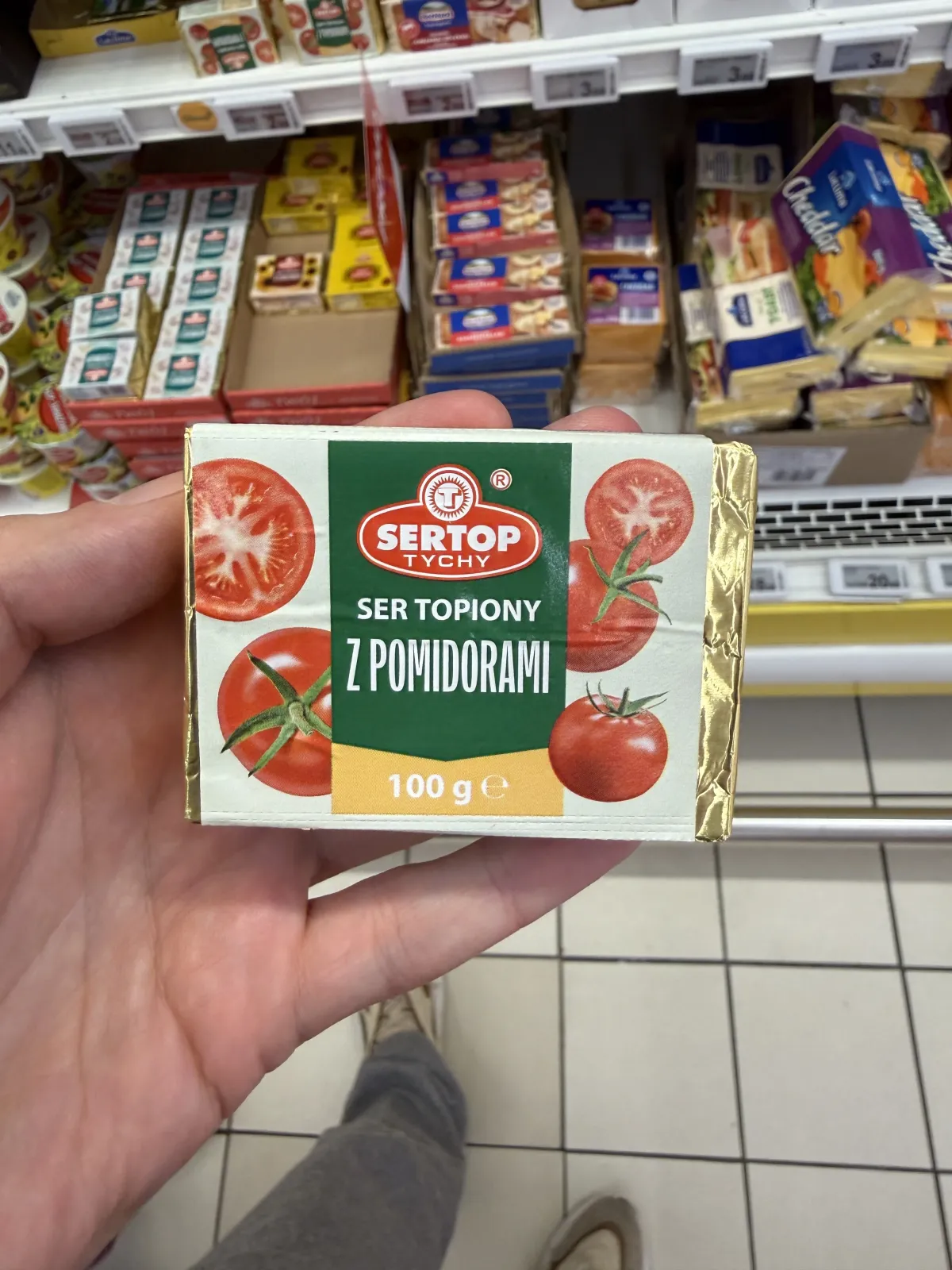 Sertop Ser Topiony z Pomidorami | 100g
