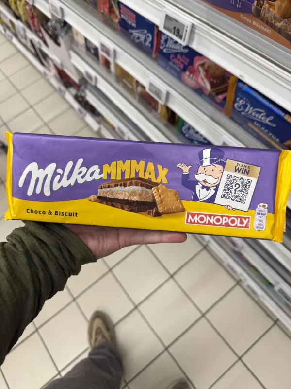 Milka MMMAX Choco & Biscuit Monopoly | 300g