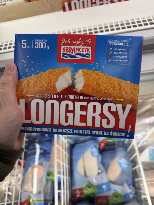 Abramczyk Longersy paluszki rybne | 300g