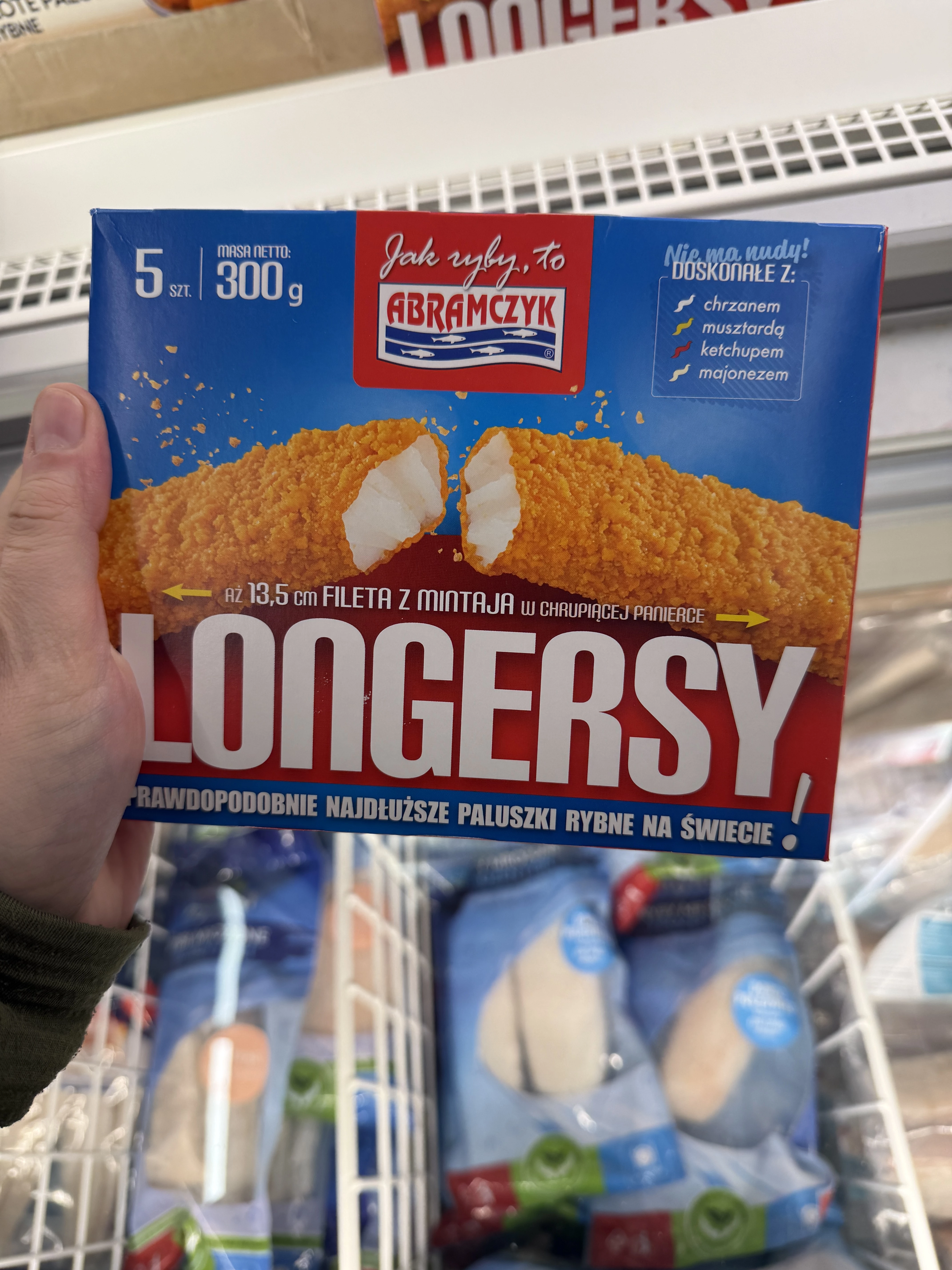 Abramczyk Longersy paluszki rybne | 300g