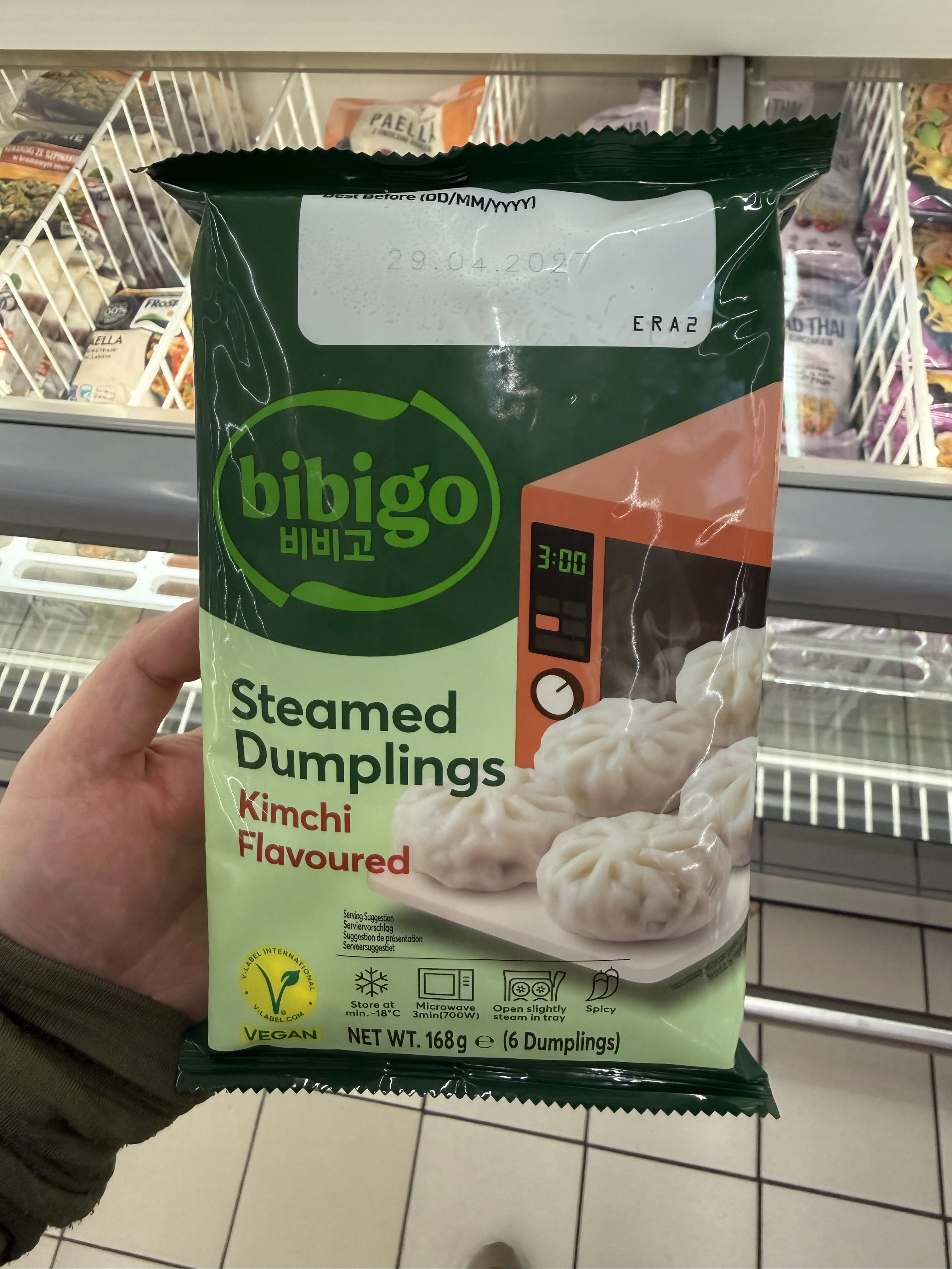 Bibigo Steamed Dumplings Kimchi | 168g