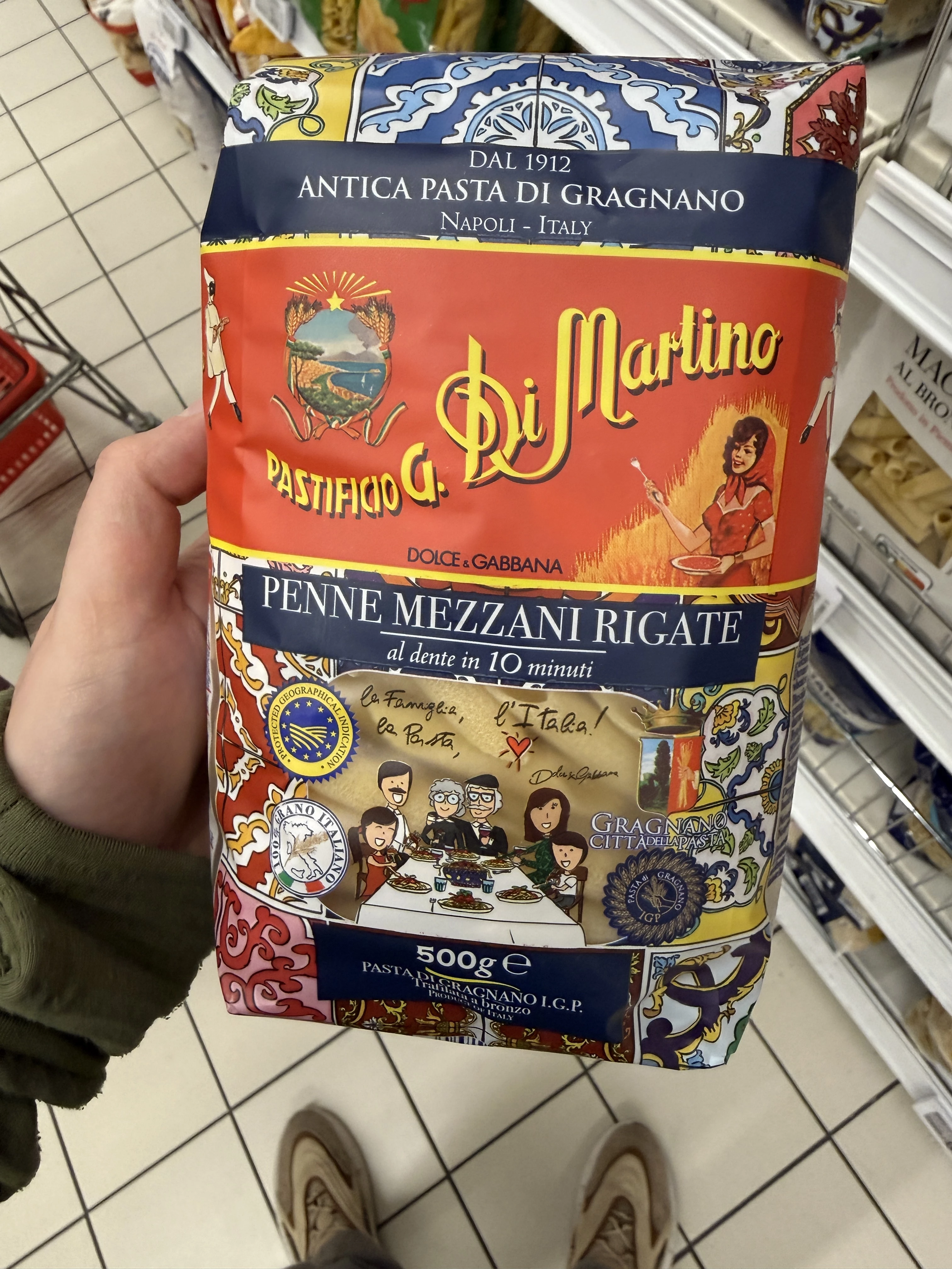Pastificio G. Di Martino Penne Mezzani Rigate Dolce&Gabbana | 500g