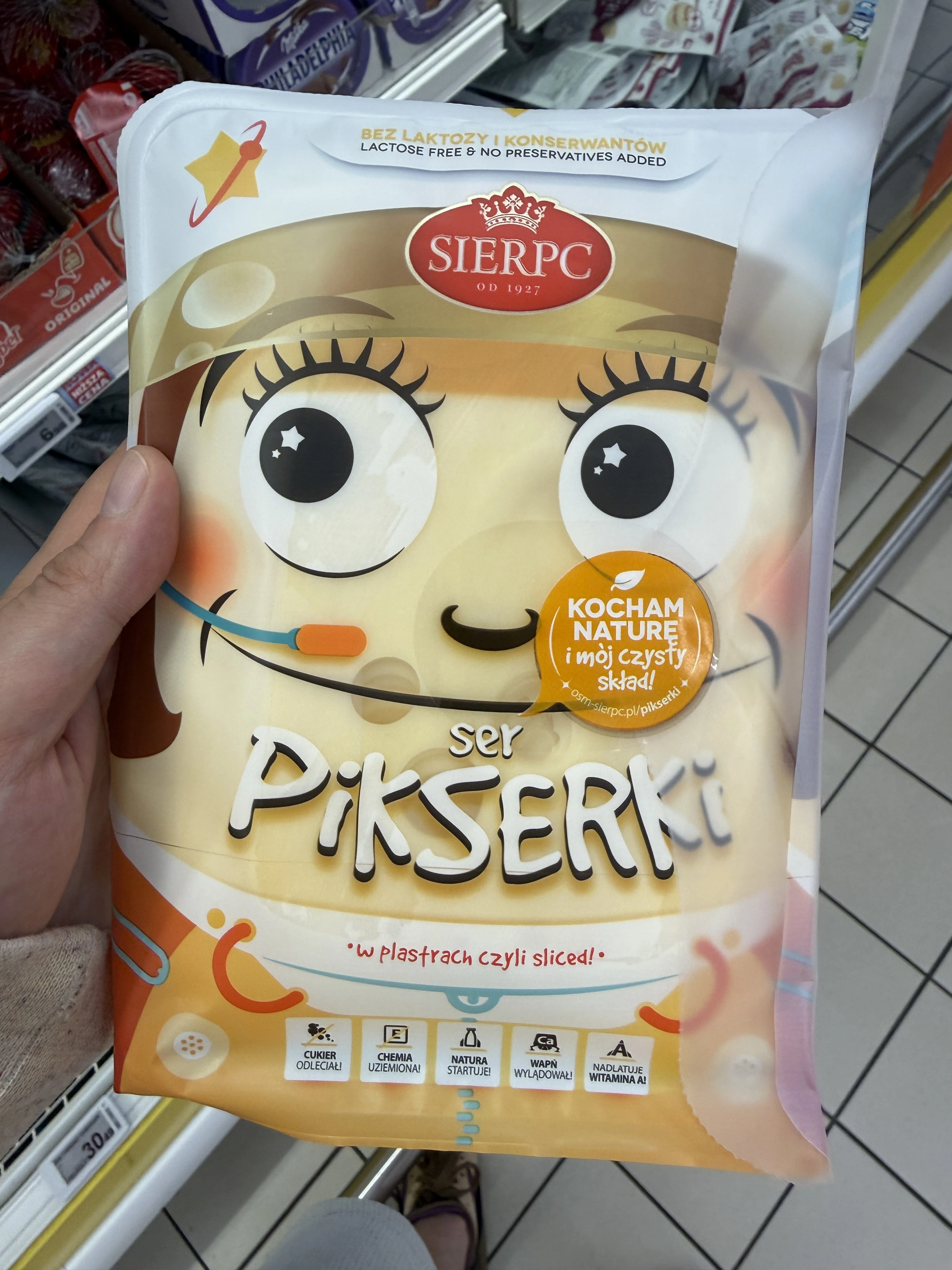Sierpc Ser Pikserki plastry (Pikserina astronautka) | 135g