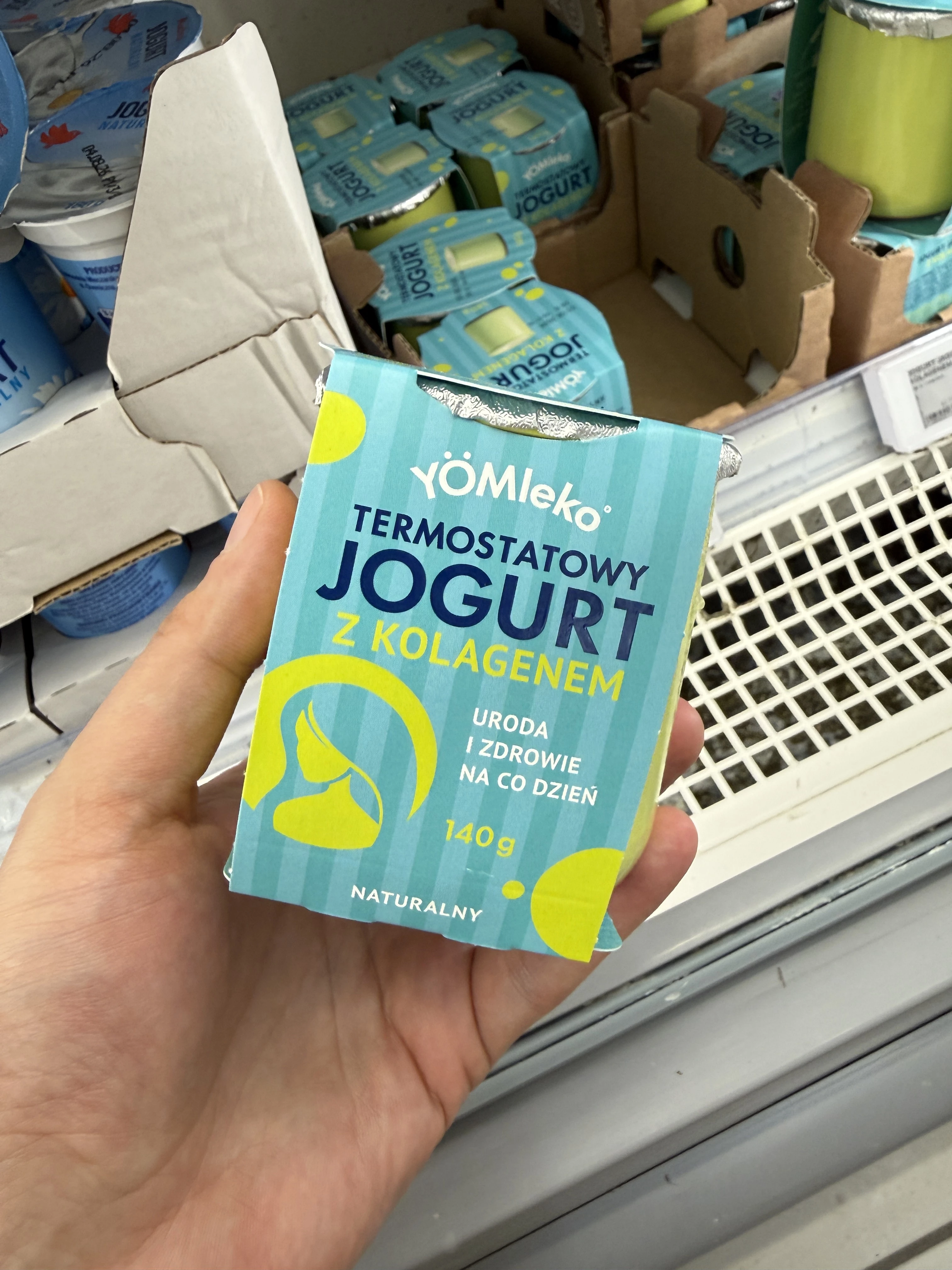 YÖMleko Termostatowy jogurt z kolagenem naturalny | 140g
