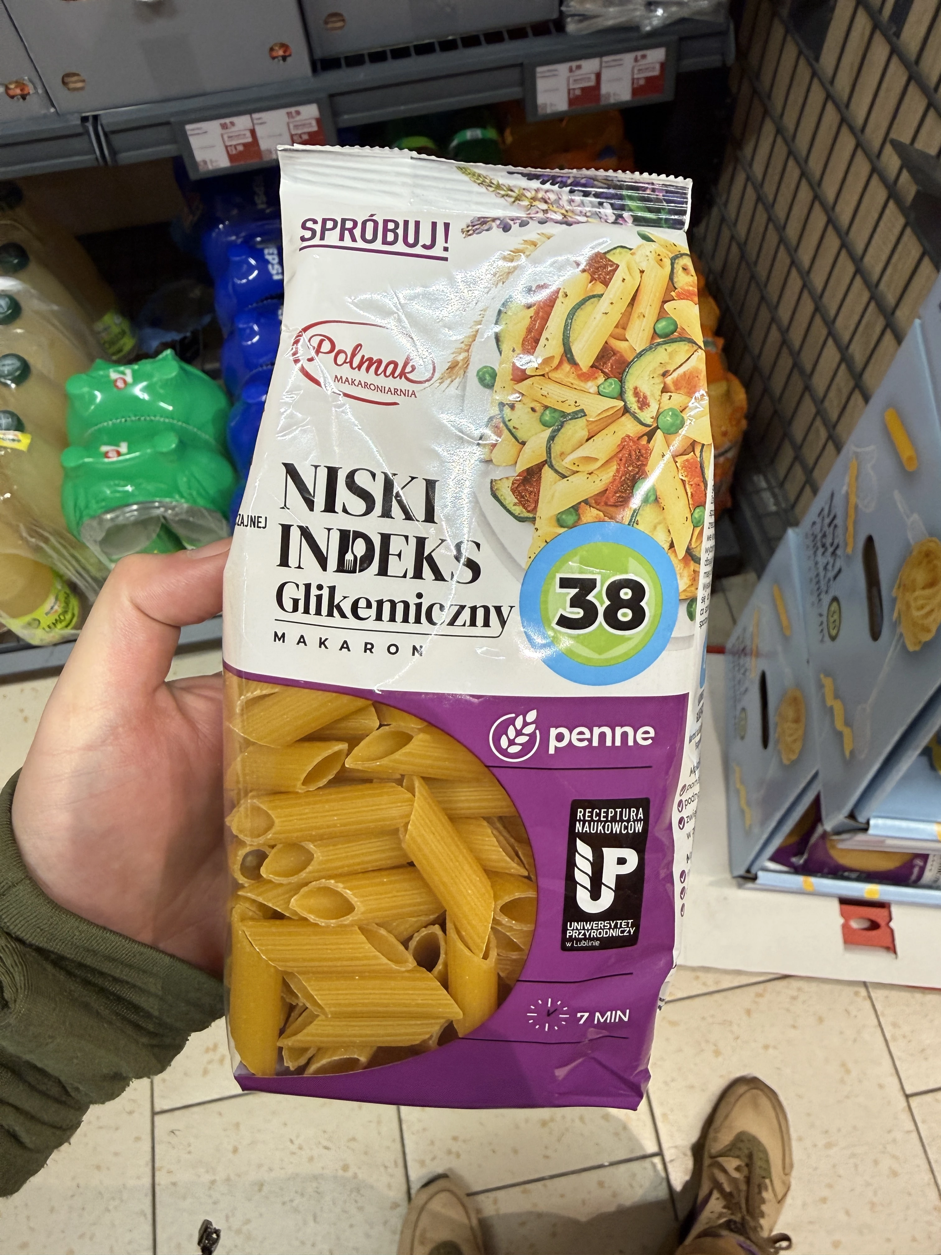 Polmak Niski Indeks Glikemiczny Makaron Penne | 250g
