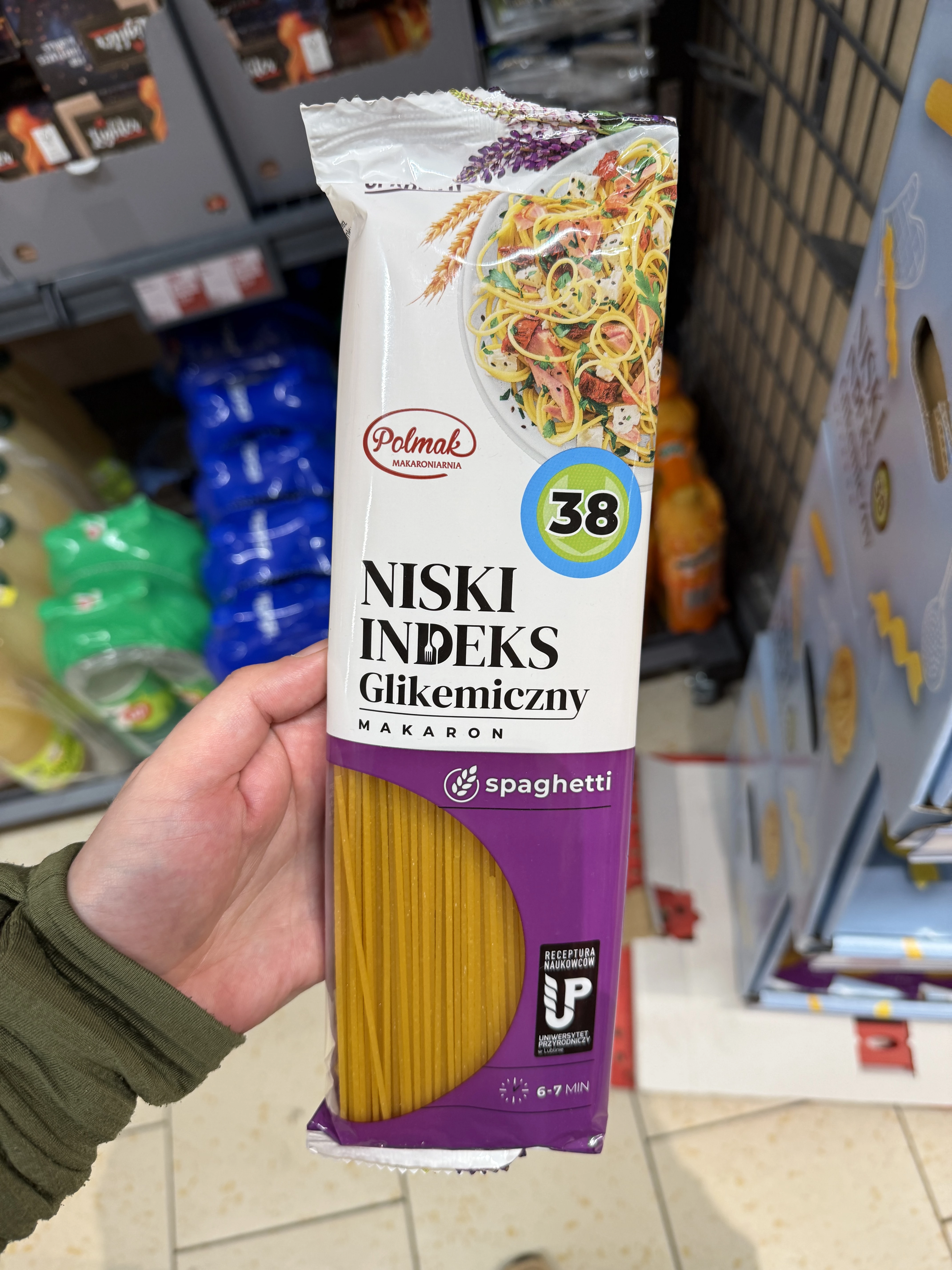 Polmak Niski Indeks Glikemiczny Makaron Spaghetti | 250g