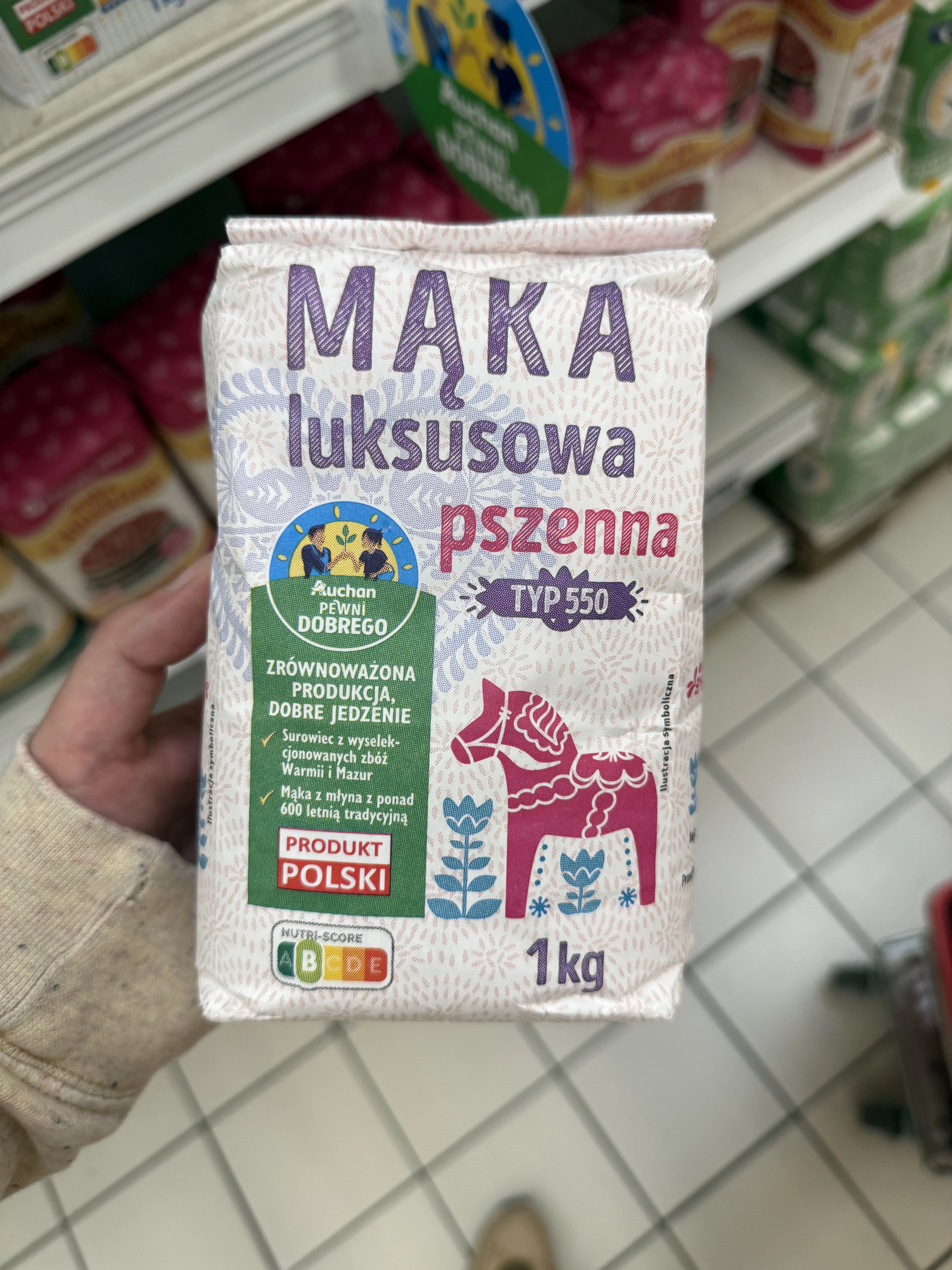 Pewni Dobrego Mąka luksusowa pszenna typ 550 | 1kg