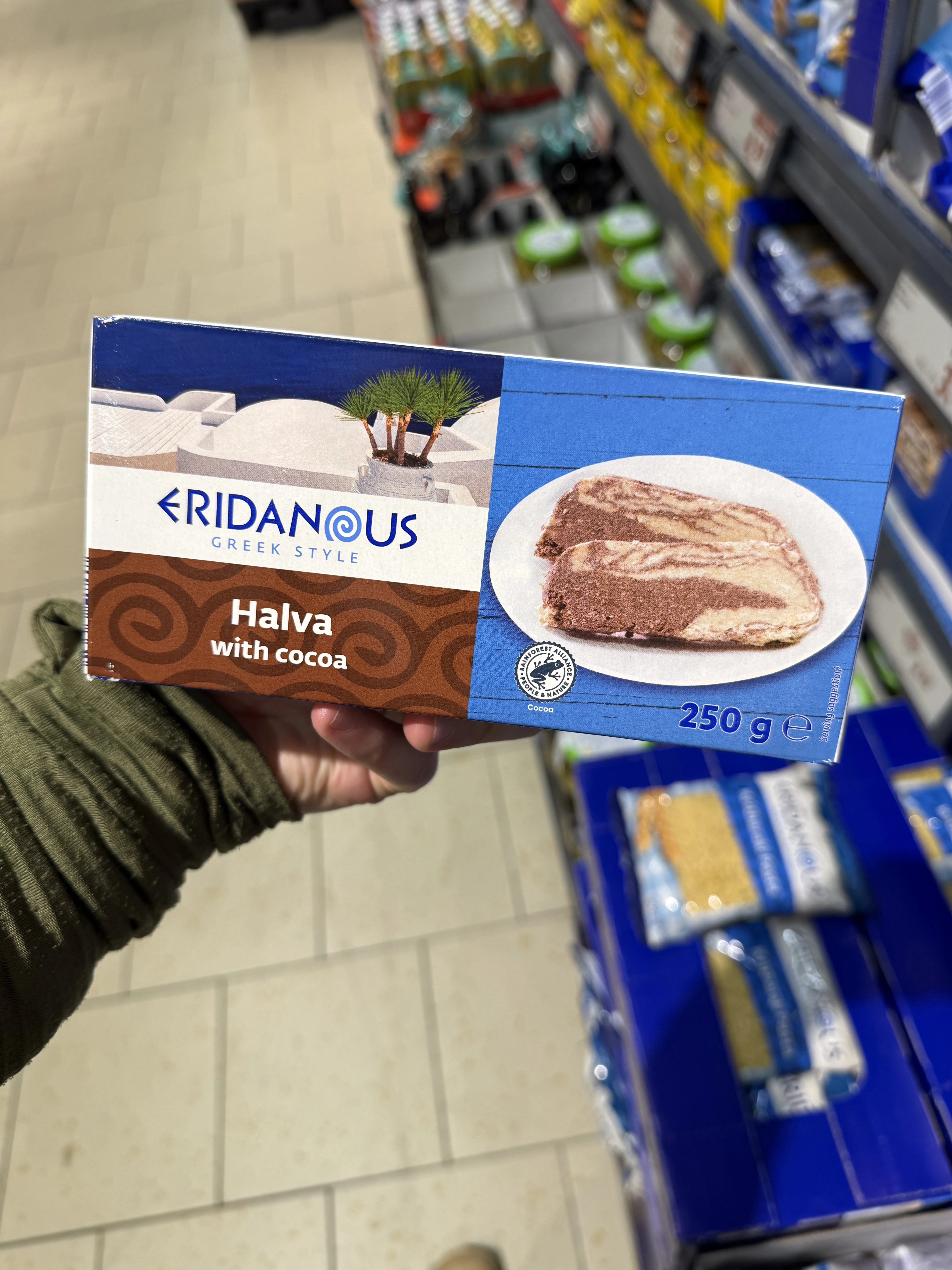 Eridanous Halva with cocoa / Chałwa sezamowa z kakao | 250g