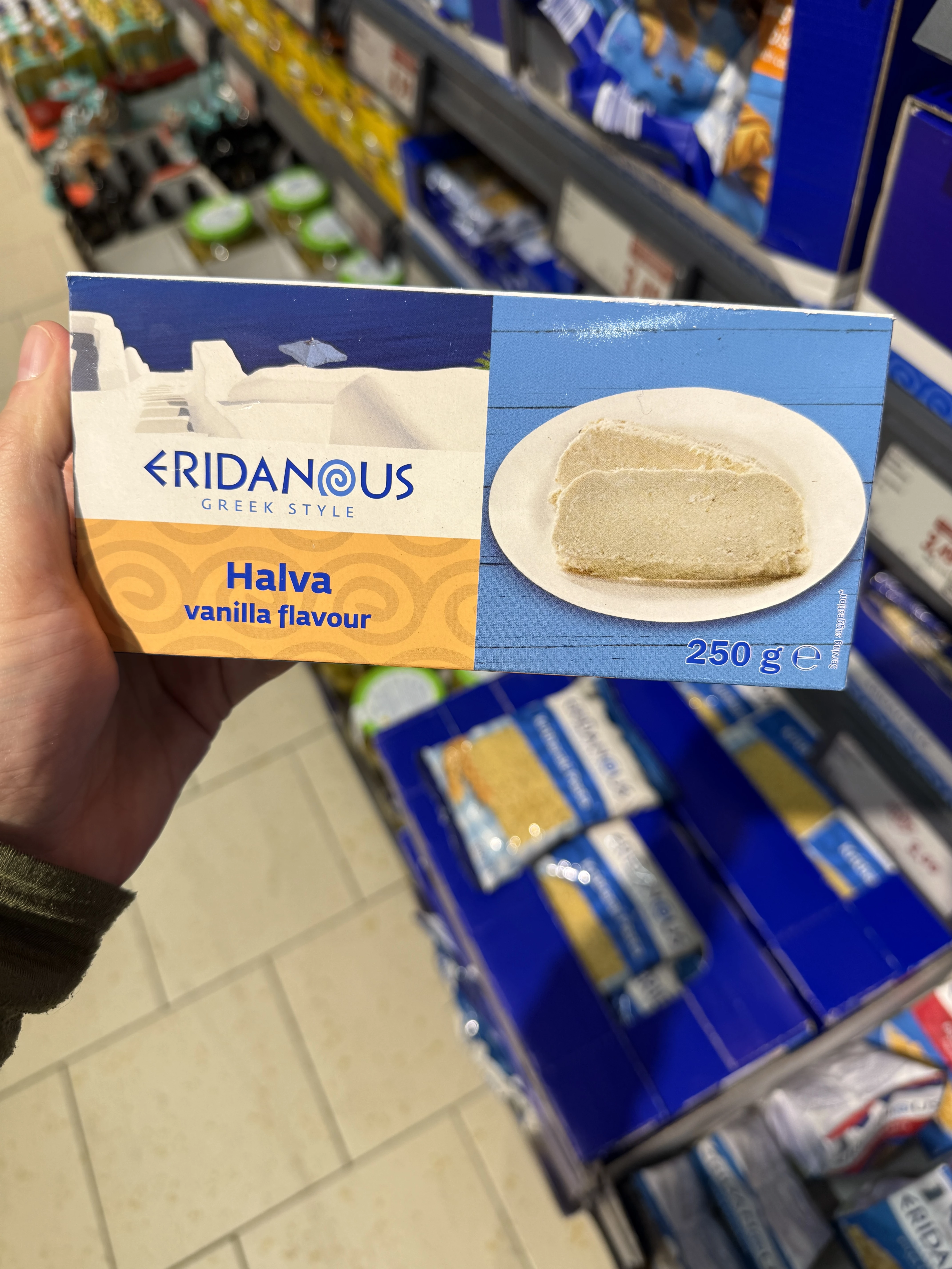 Eridanous Halva vanilla flavour / Chałwa sezamowa o smaku waniliowym | 250g