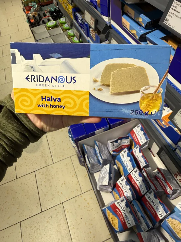 Eridanous Halva with honey / Chałwa sezamowa z miodem | 250g