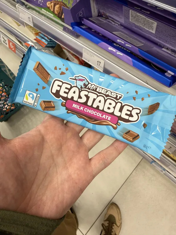 MrBeast Feastables Milk Chocolate / Czekolada mleczna | 60g