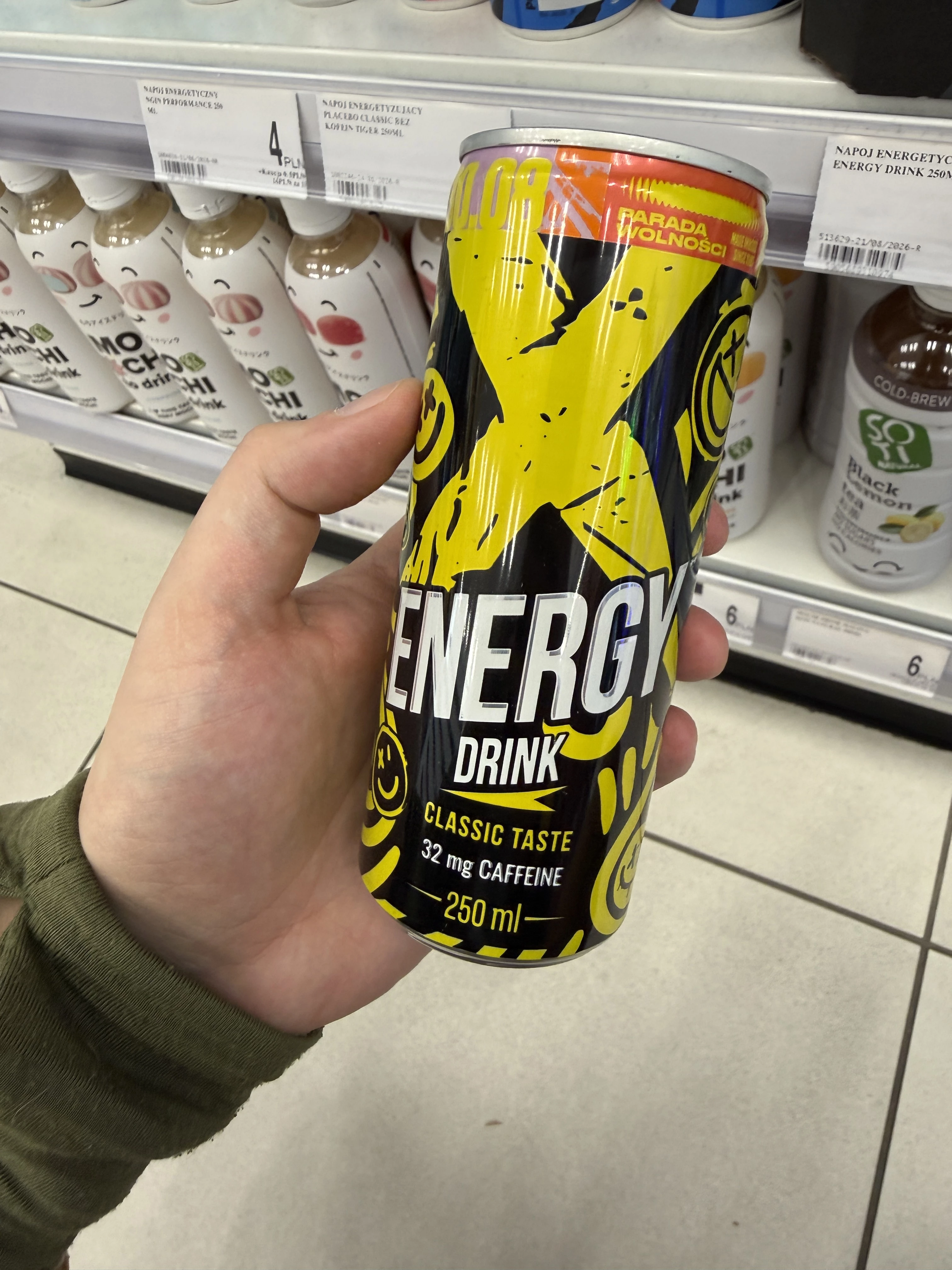 X Energy Drink Classic Taste Parada Wolności | 250ml