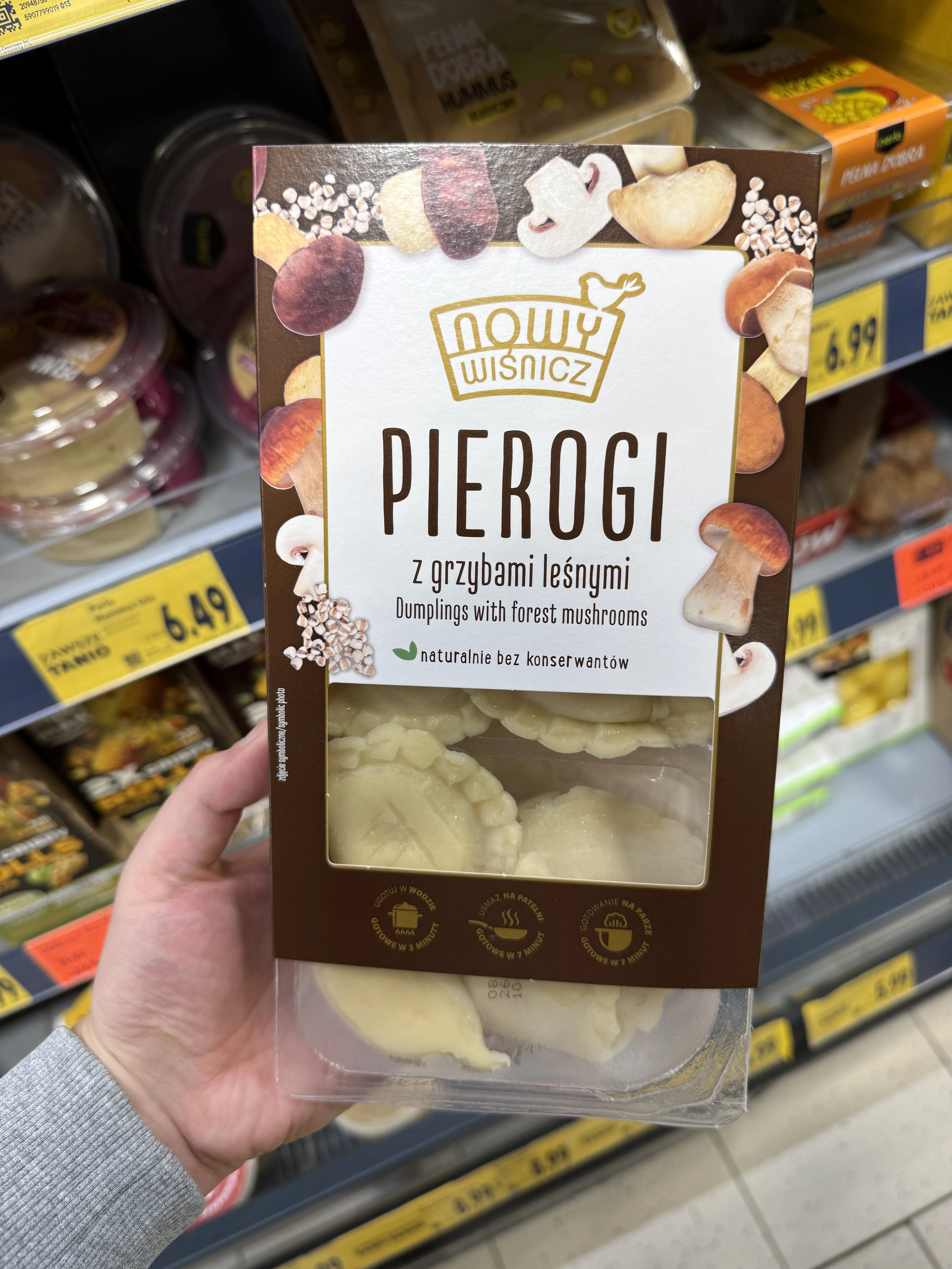 Nowy Wiśnicz Pierogi z grzybami leśnymi | 350g