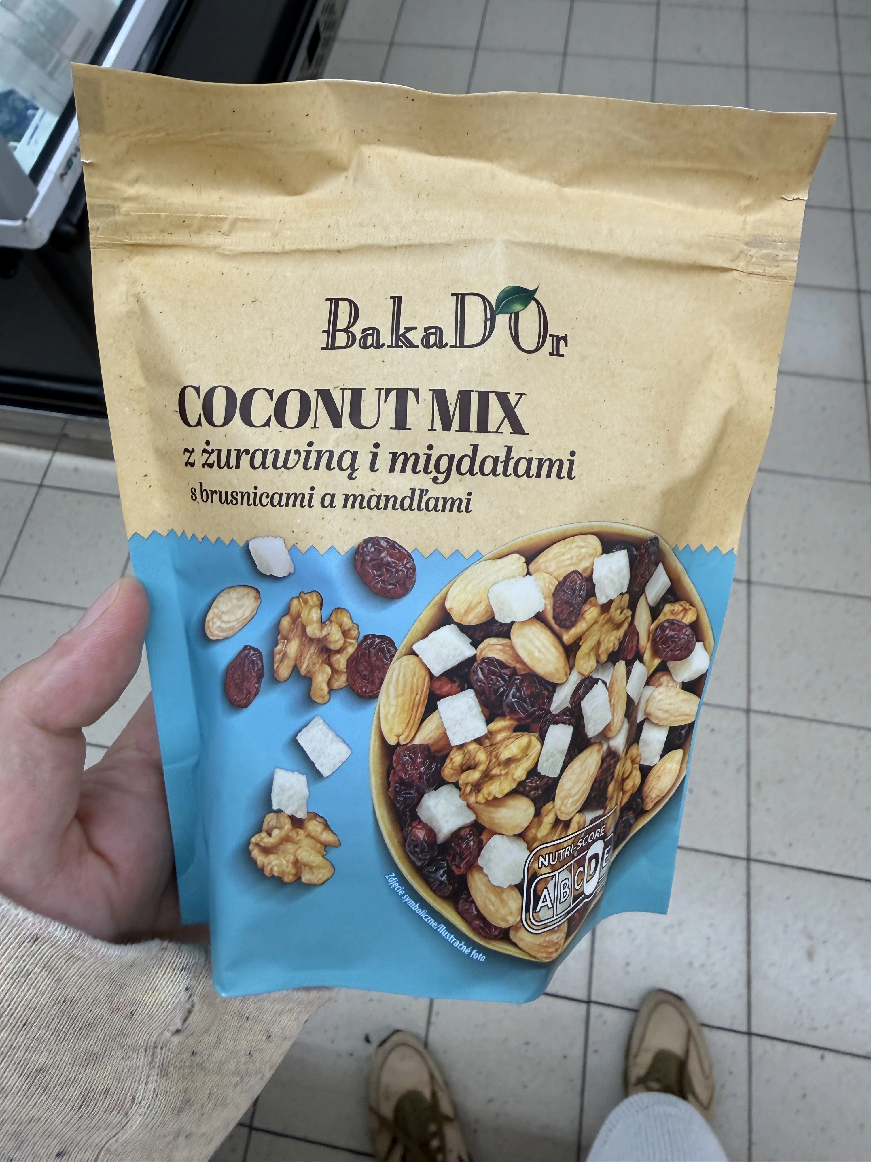BakaD’Or Coconut Mix z żurawiną i migdałami | 200g