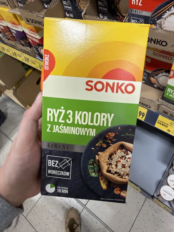 Sonko Finest Ryż 3 kolory z jaśminowym | 300g