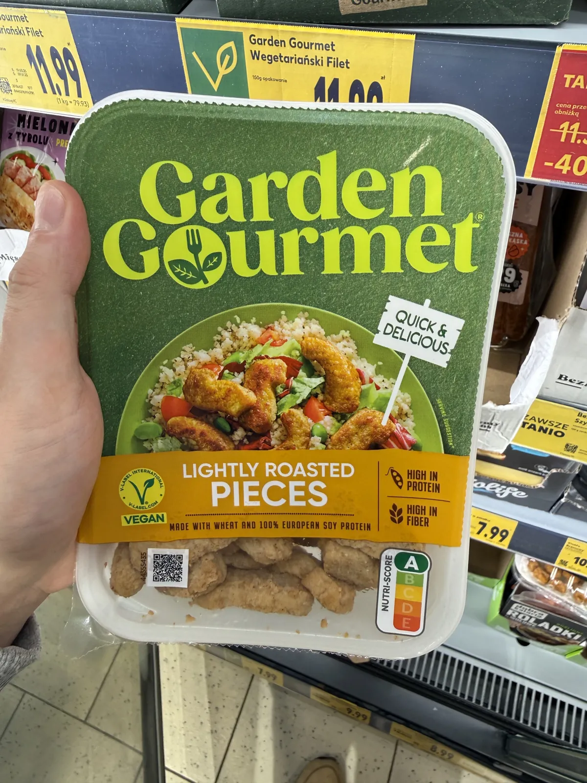 Garden Gourmet Lightly Roasted Pieces / Wegańskie kawałki sojowo-pszenne | 175g