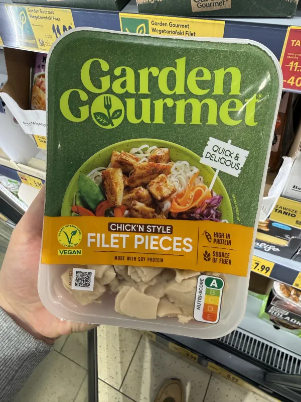 Garden Gourmet Chick’n Style Filet Pieces / Wegańskie kawałki sojowe | 160g