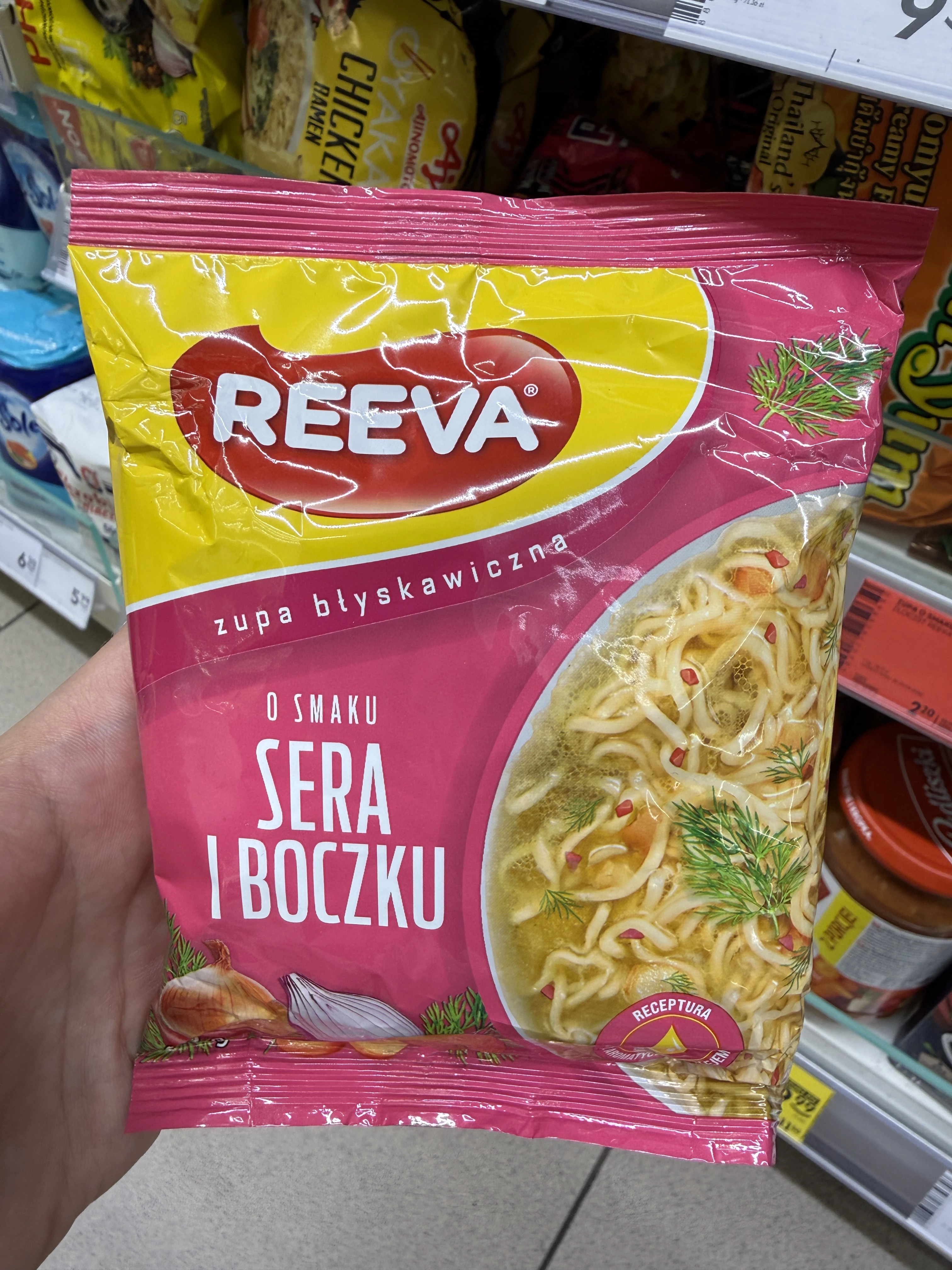 Reeva Zupa błyskawiczna o smaku sera i boczku | 62g